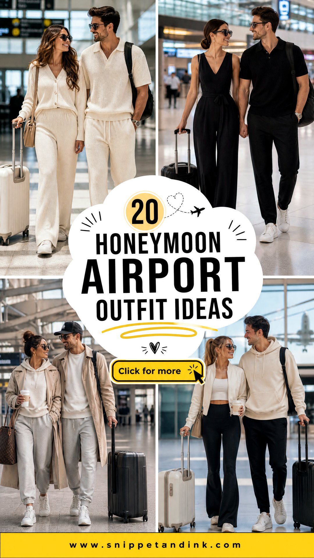20 Honeymoon Airport Outfit Ideas for Stylish Newlyweds on the Go - 20 Honeymoon Airport Outfit Ideas for Stylish Newlyweds on the Go