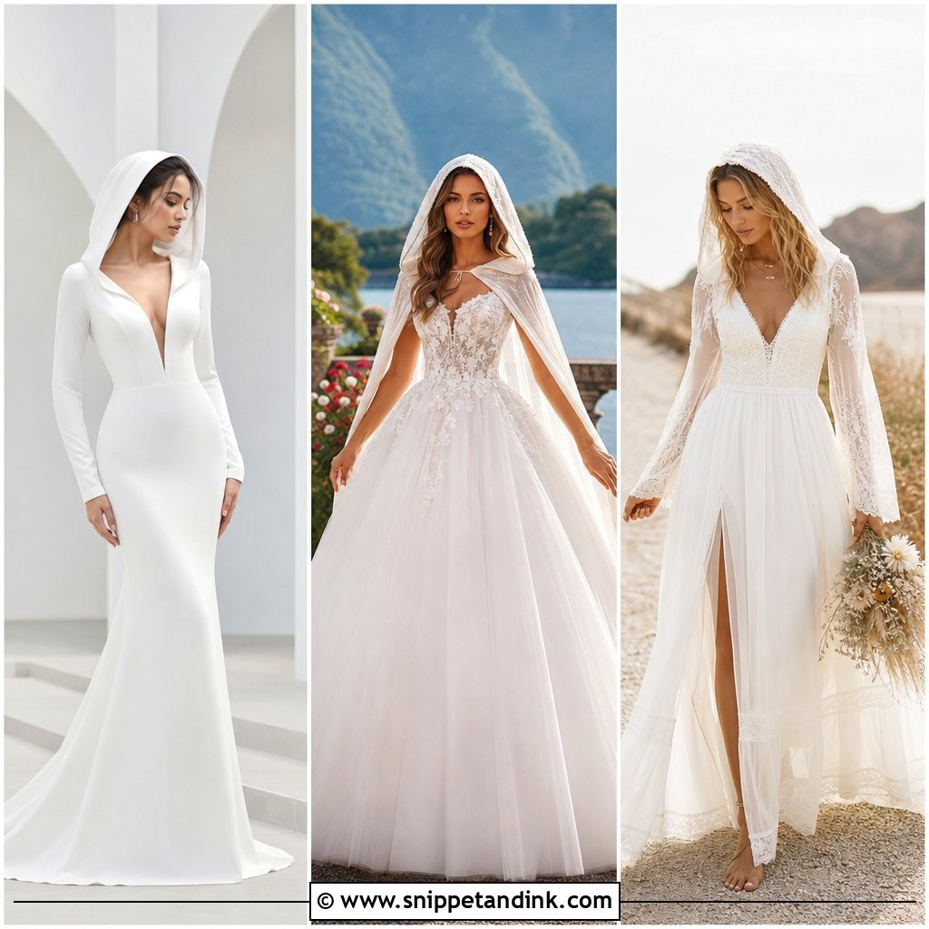 20 Hooded Wedding Dress Ideas: Dreamy Styles for Winter Brides