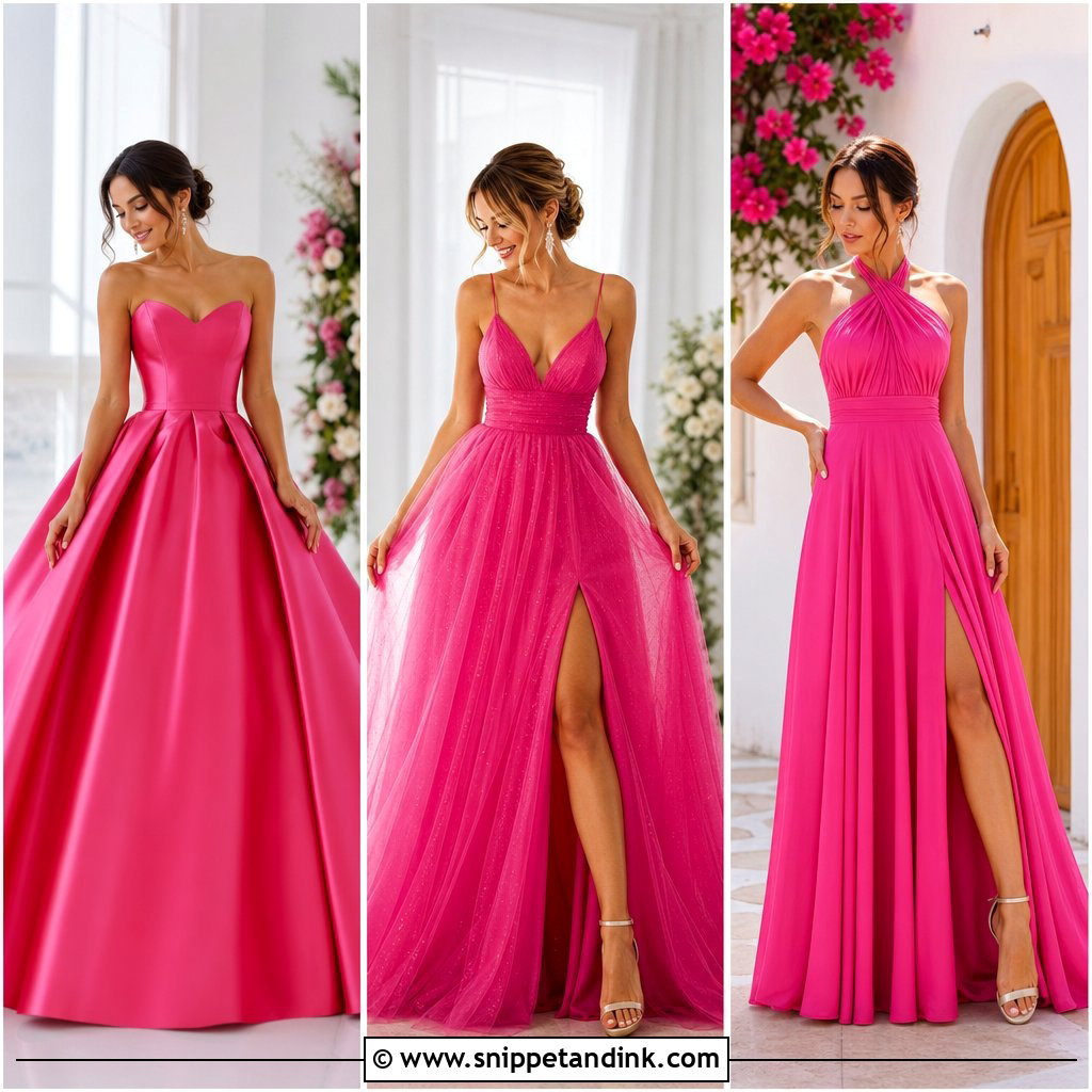 20 Hot Pink Wedding Dress Ideas for Bold Modern Brides Today