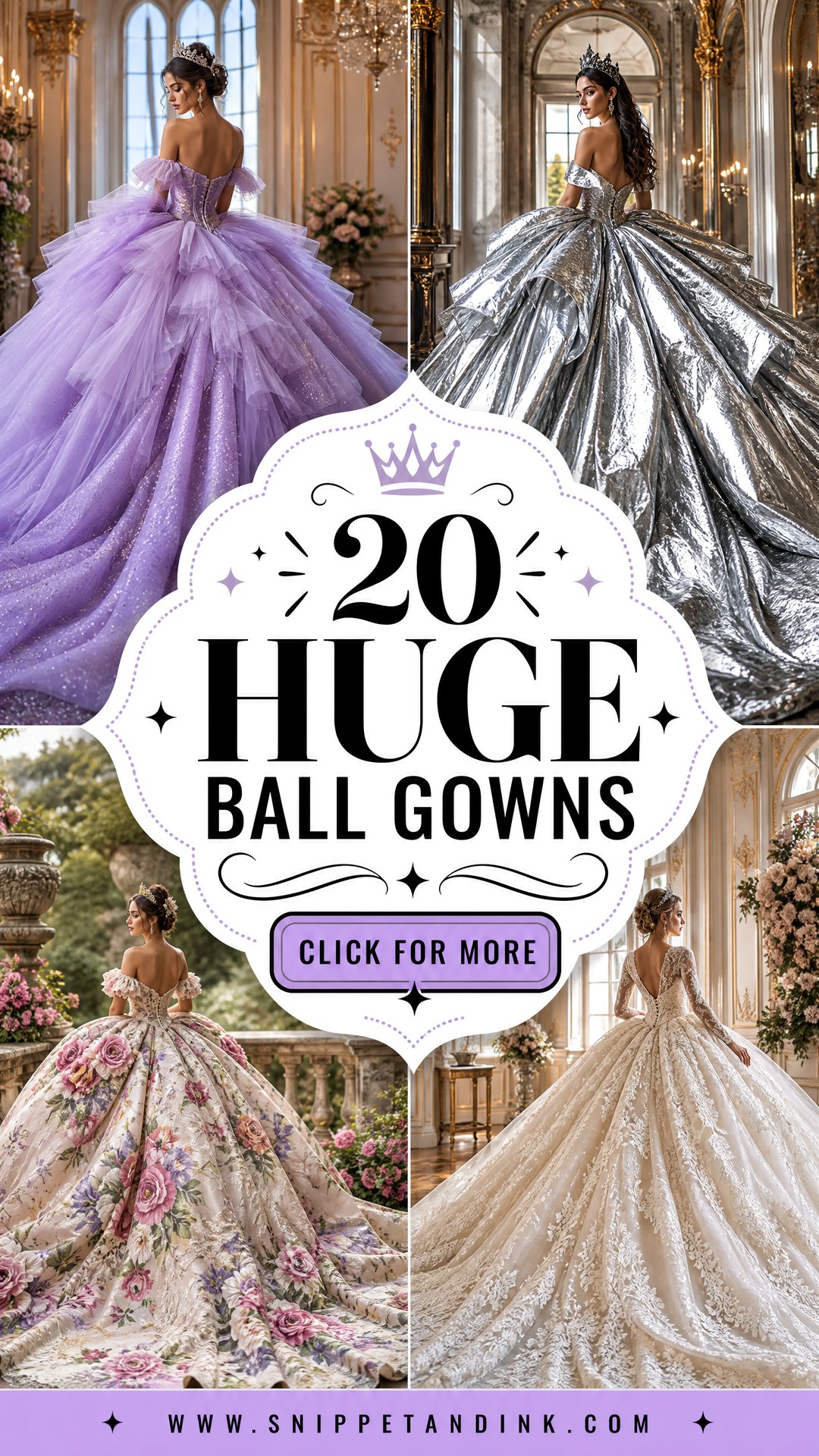 20 Huge Ball Gowns Showstopping Styles for Fairytale Weddings - 20 Huge Ball Gowns: Showstopping Styles for Fairytale Weddings