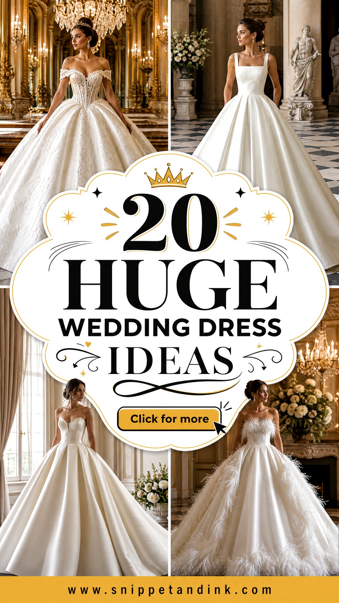 20 Huge Wedding Dress Ideas Dramatic Styles for Bold Brides - 20 Huge Wedding Dress Ideas: Dramatic Styles for Bold Brides