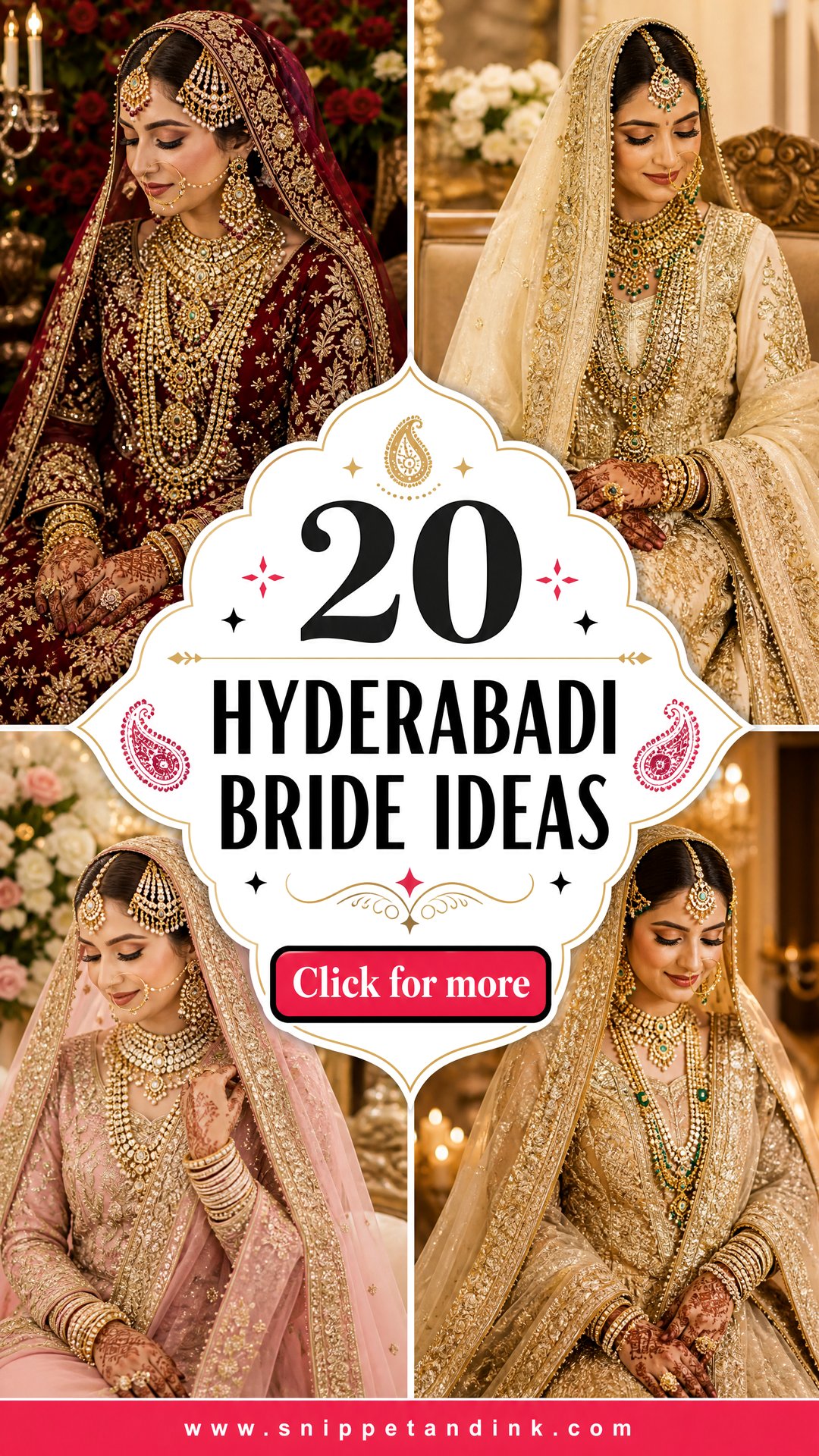 20 Hyderabadi Bride Ideas Regal Wedding Looks for Modern Brides - 20 Hyderabadi Bride Ideas: Regal Wedding Looks for Modern Brides