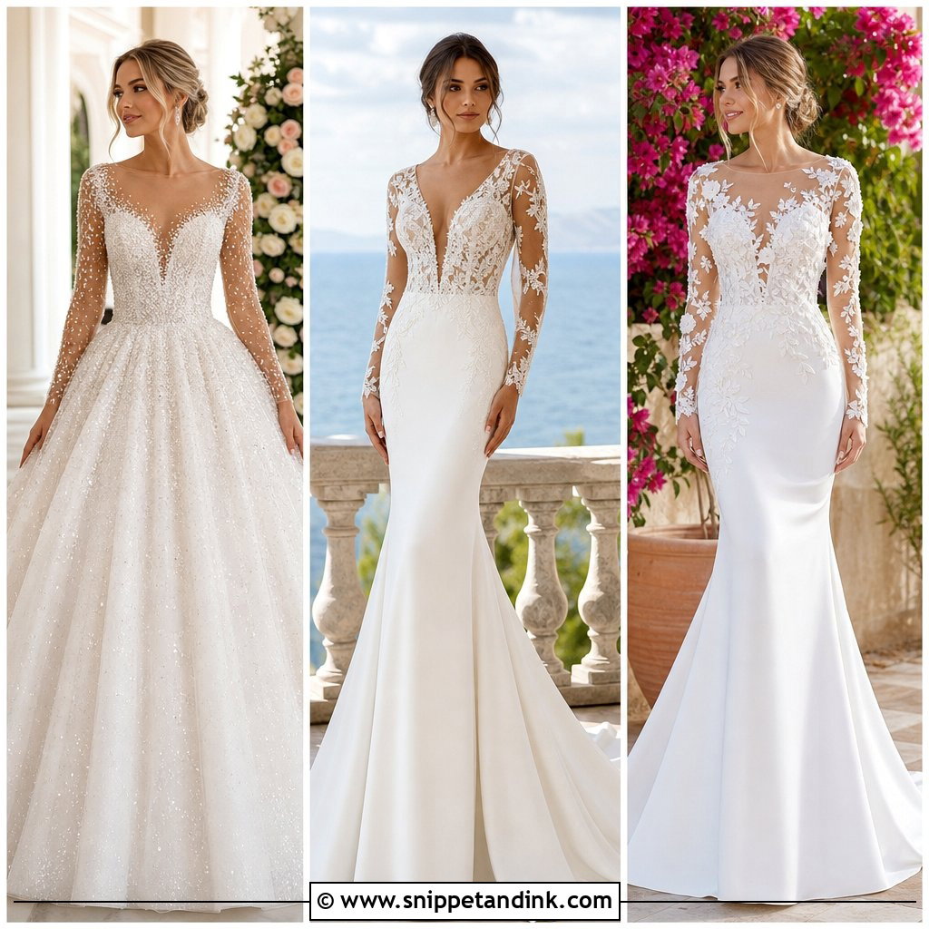 20 Illusion Sleeve Wedding Dress Ideas: Graceful Looks for Brides
