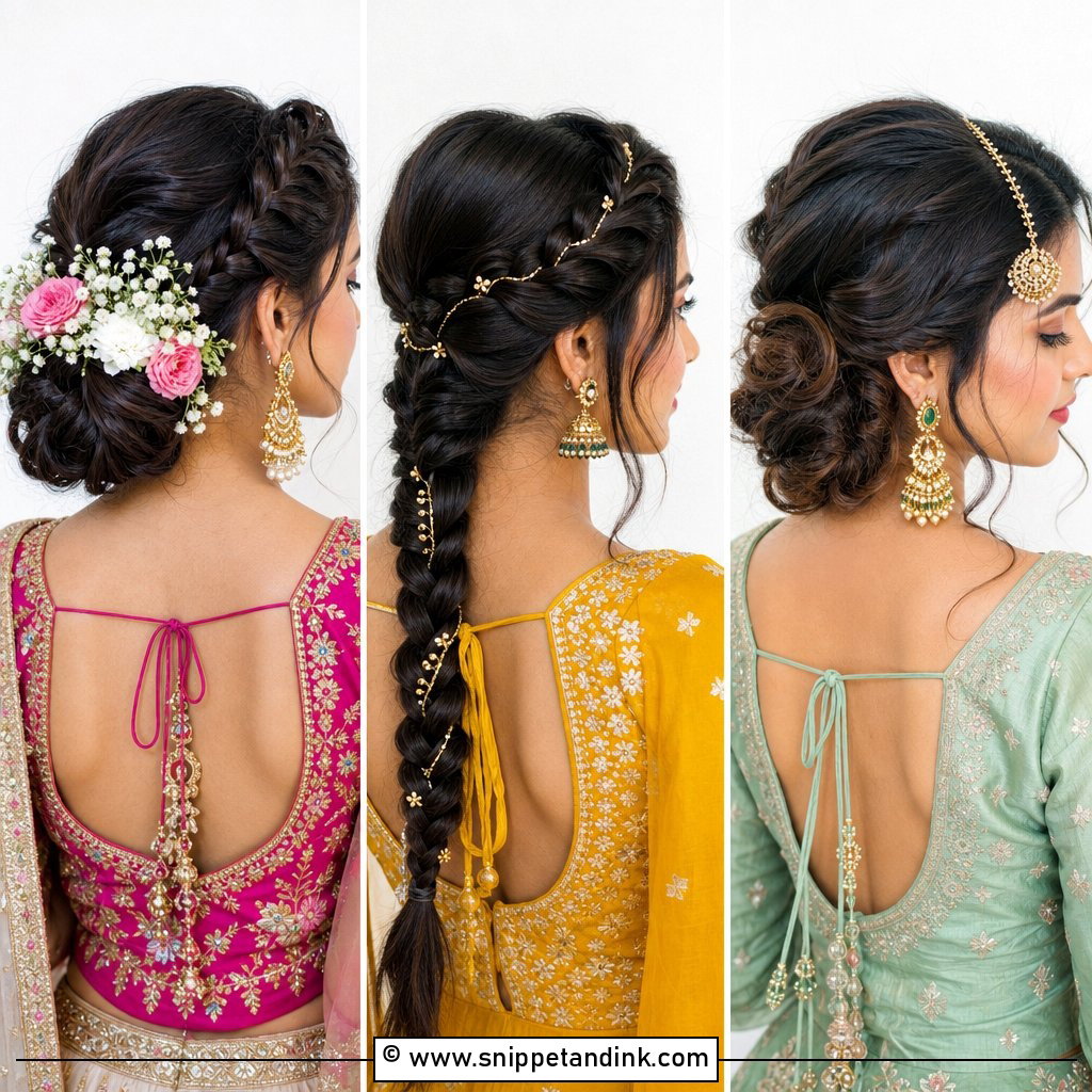 20 Indian Braided Wedding Hairstyles for Gorgeous Brides