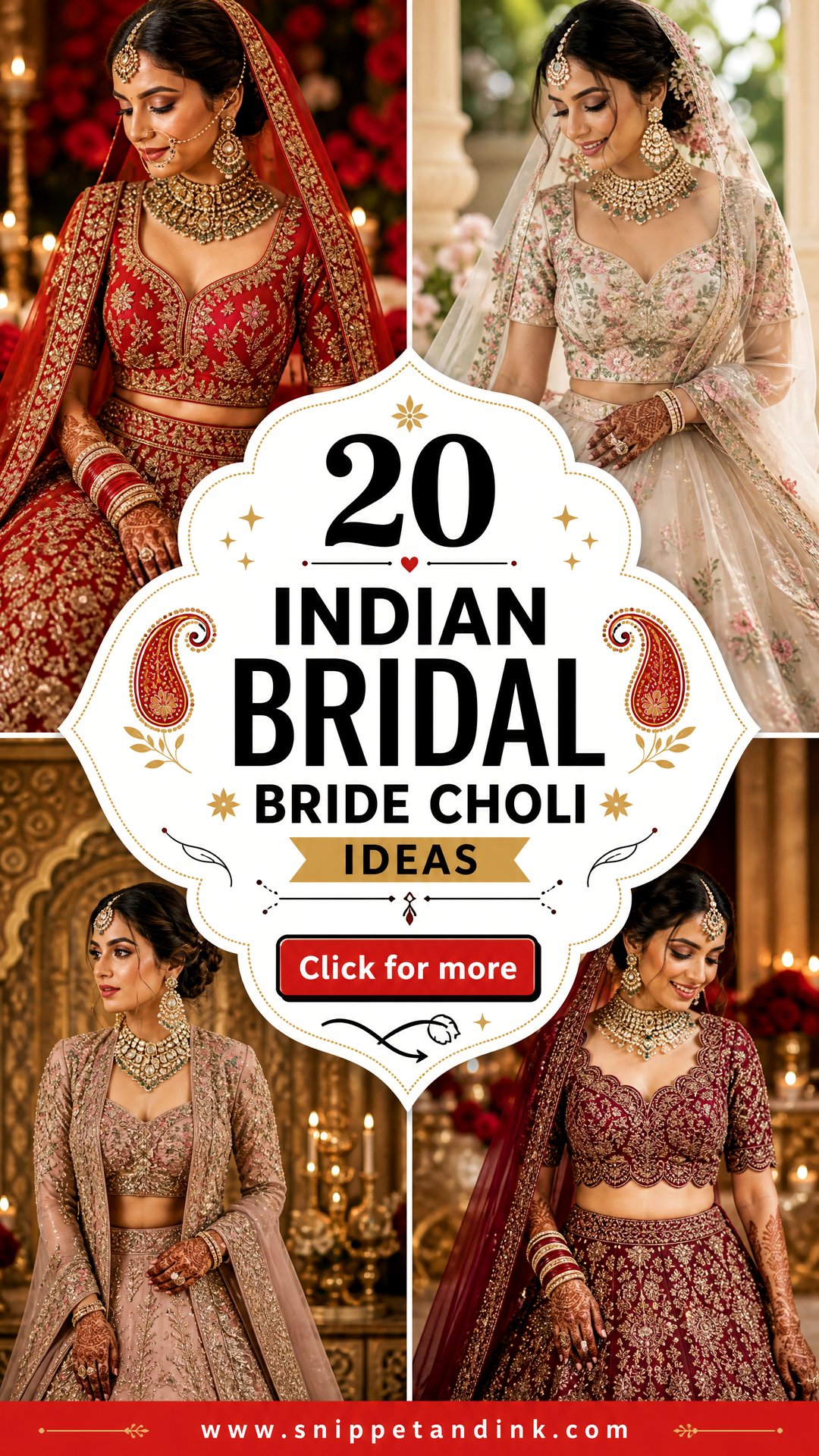 20 Indian Bridal Bride Choli Ideas Elegant Looks for Brides - 20 Indian Bridal Bride Choli Ideas: Elegant Looks for Brides