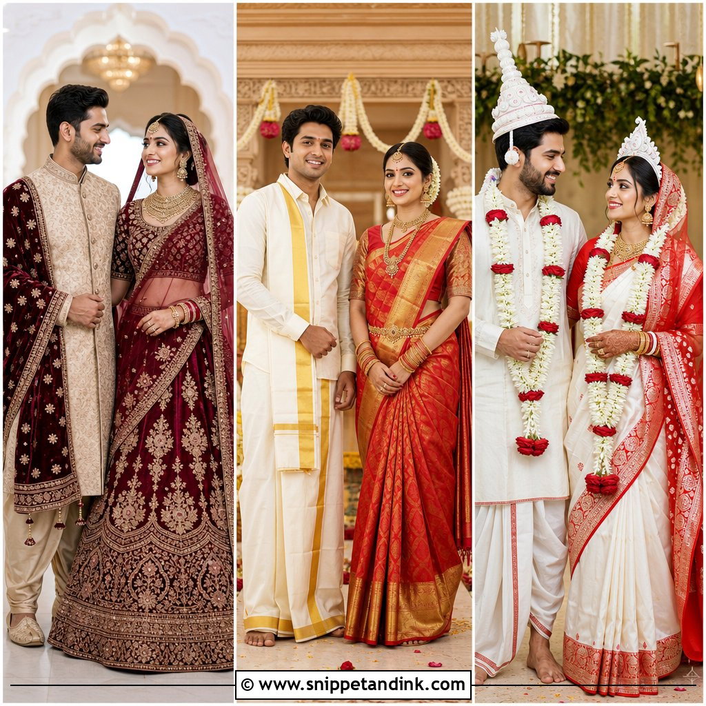20 Indian Bridal Couple Dress Ideas Coordinated Looks to Love