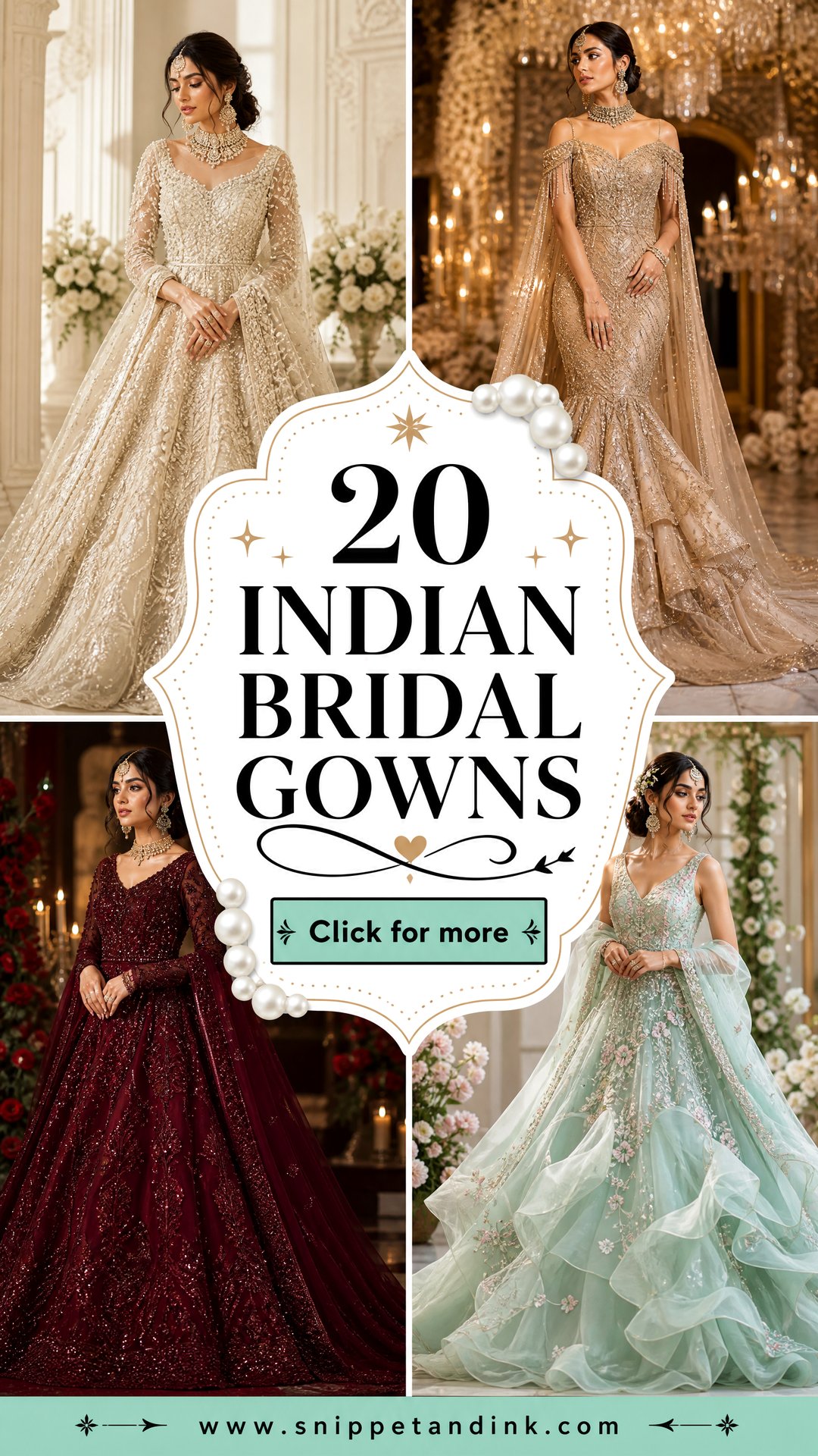 20 Indian Bridal Gowns Regal Styles for a Stunning Wedding Look - 20 Indian Bridal Gowns: Regal Styles for a Stunning Wedding Look