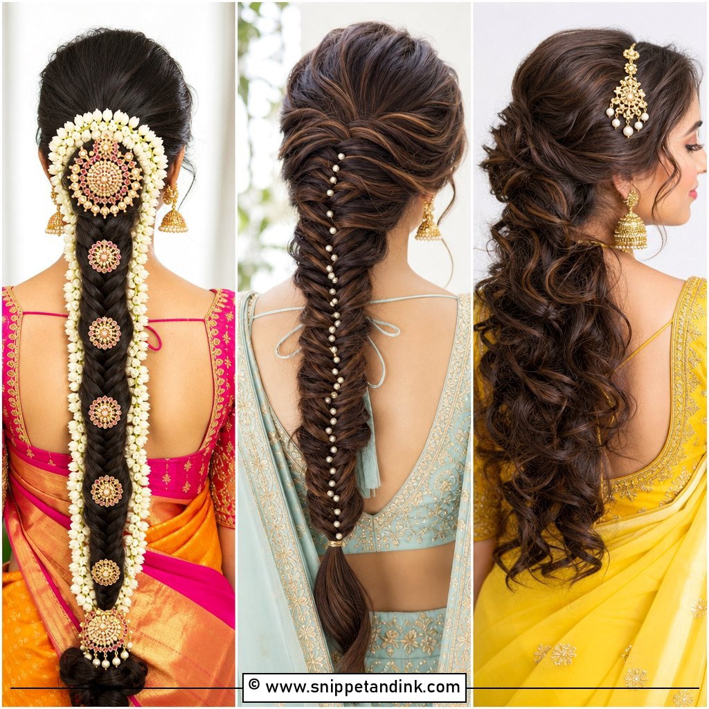 20 Indian Bridal Hair Styling Ideas for Modern Brides