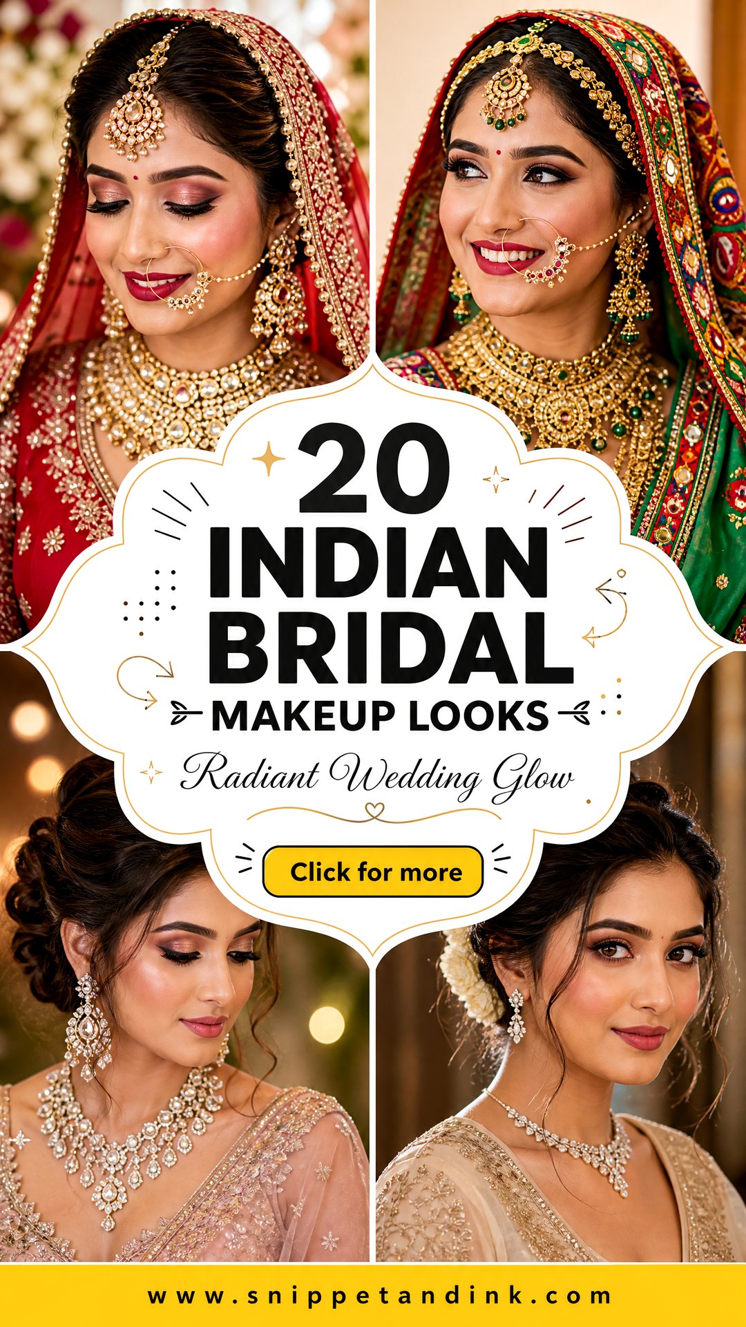 20 Indian Bridal Makeup Looks for a Radiant Wedding Glow - 20 Indian Bridal Makeup Looks for a Radiant Wedding Glow