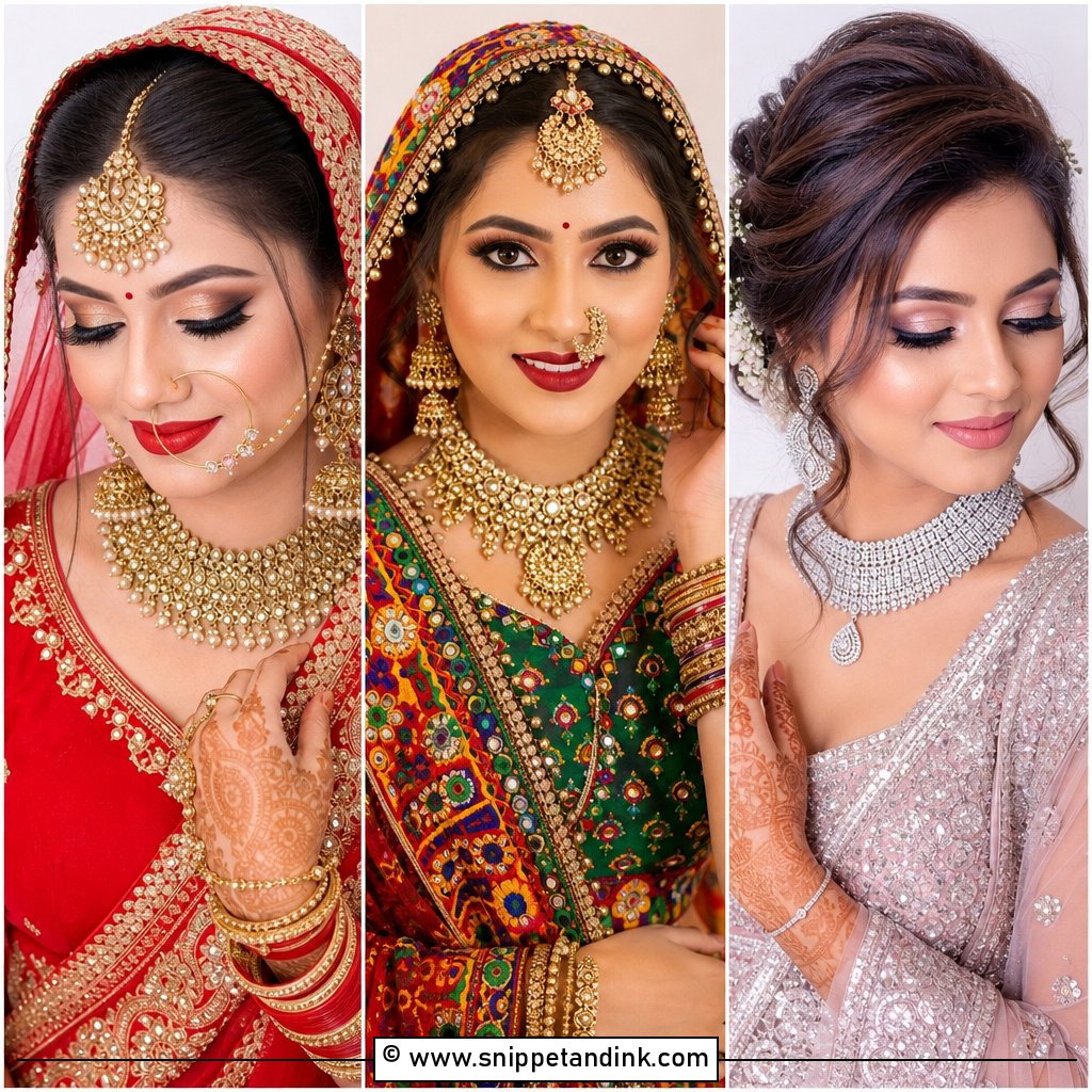 20 Indian Bridal Makeup Looks for a Radiant Wedding Glow