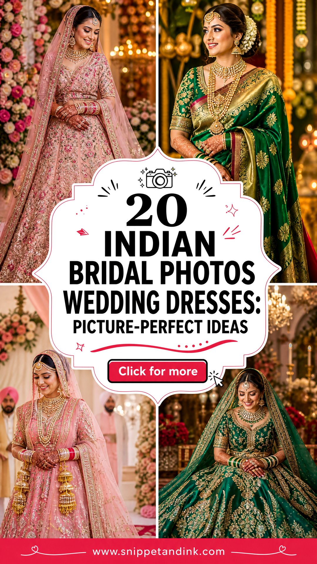 20 Indian Bridal Photos Wedding Dresses Picture-Perfect Ideas - 20 Indian Bridal Photos Wedding Dresses: Picture-Perfect Ideas