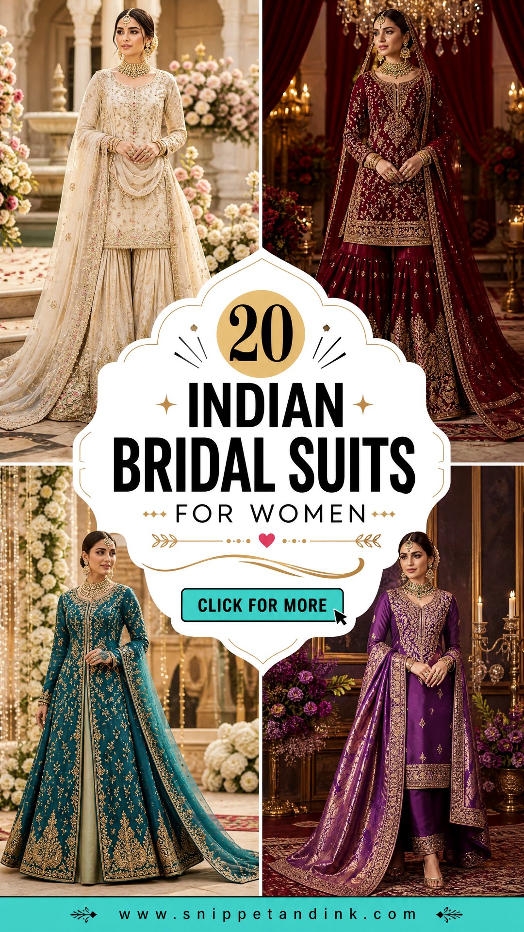 20 Indian Bridal Suits for Women Chic Looks for Modern Brides - 20 Indian Bridal Suits for Women: Chic Looks for Modern Brides
