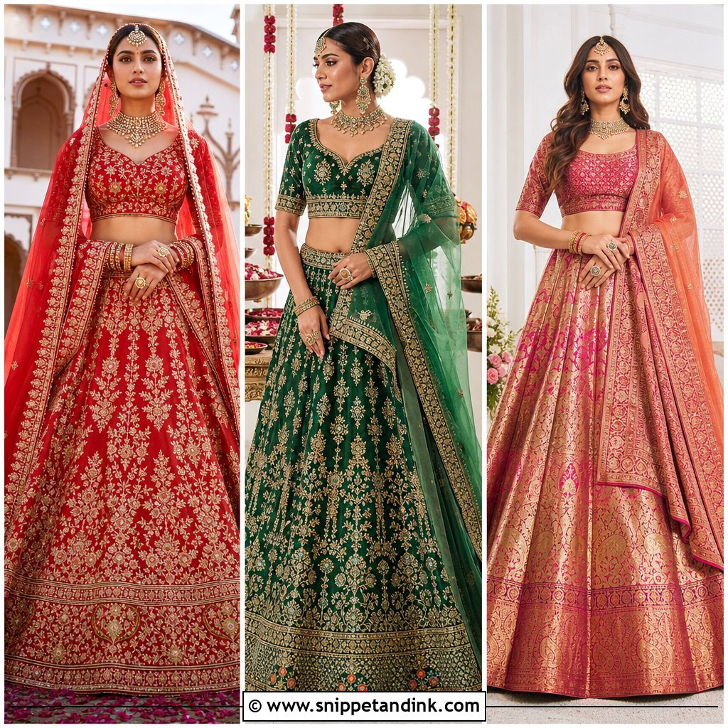 20 Indian Bridal Wear Ideas for a Timeless Bridal Look