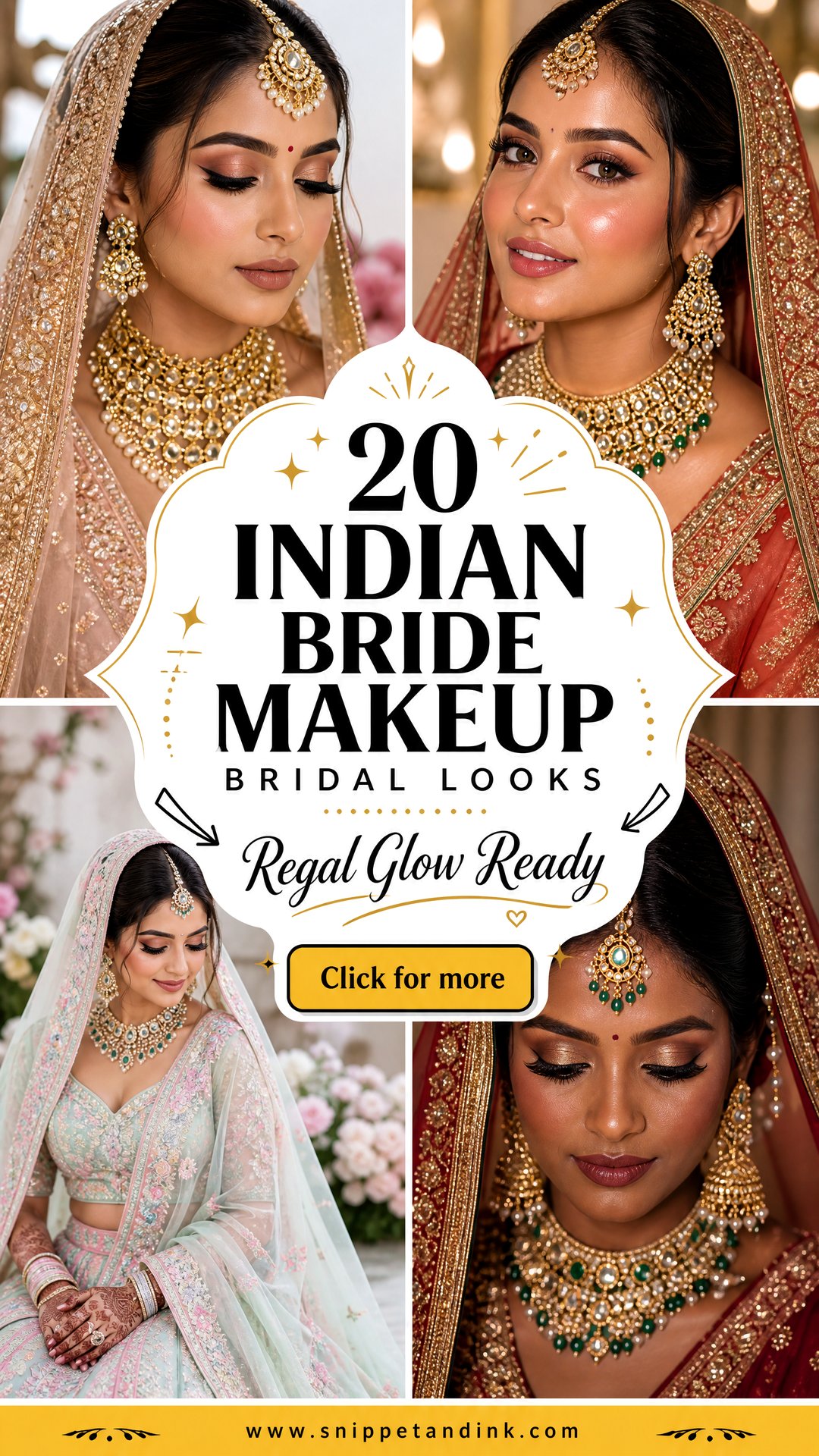 20 Indian Bride Makeup Bridal Looks for a Regal Glow - 20 Indian Bride Makeup Bridal Looks for a Regal Glow