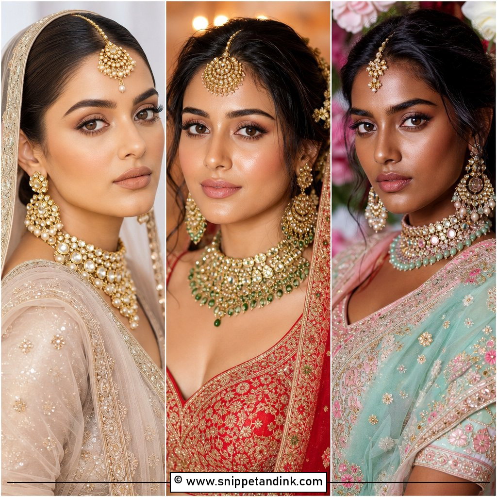 20 Indian Bride Makeup Bridal Looks for a Regal Glow