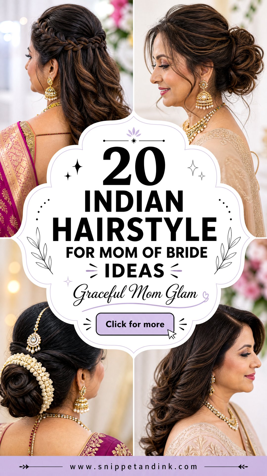 20 Indian Hairstyle for Mom of Bride Ideas With Grace - 20 Indian Hairstyle for Mom of Bride Ideas With Grace