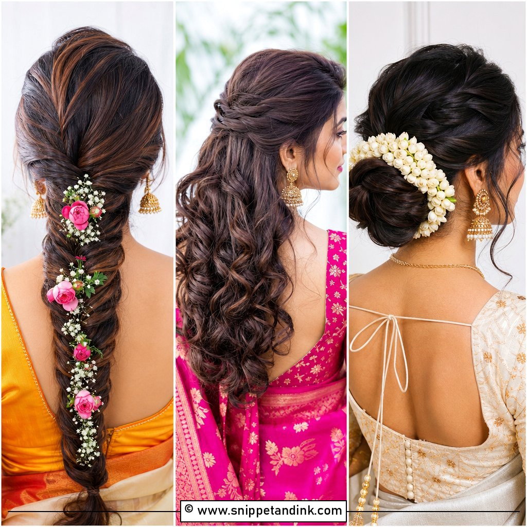 20 Indian Hairstyle for Wedding Guest Ideas Youll Love
