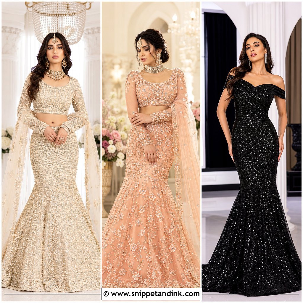 20 Indian Mermaid Wedding Dress Ideas: Glamorous Bridal Looks
