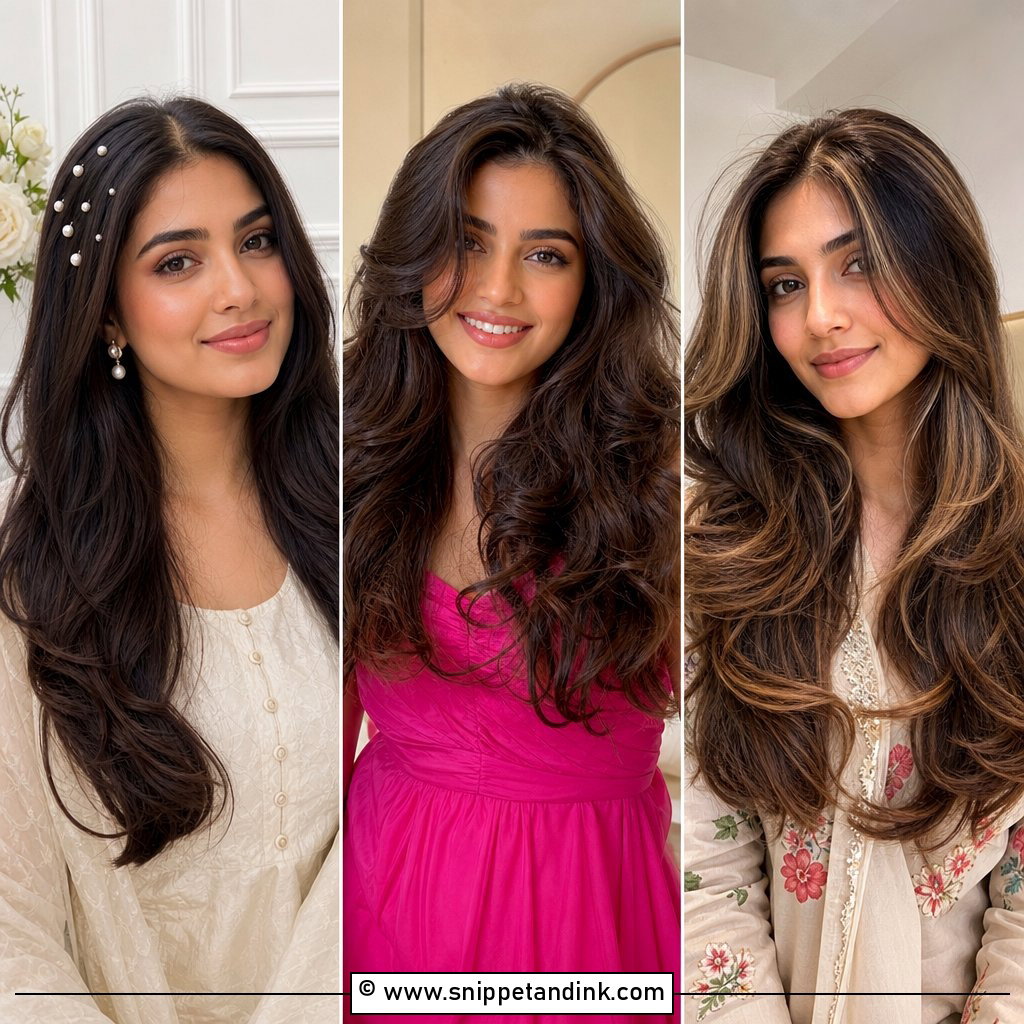 20 Indian Open Hair Bridal Look Ideas For Romantic Brides