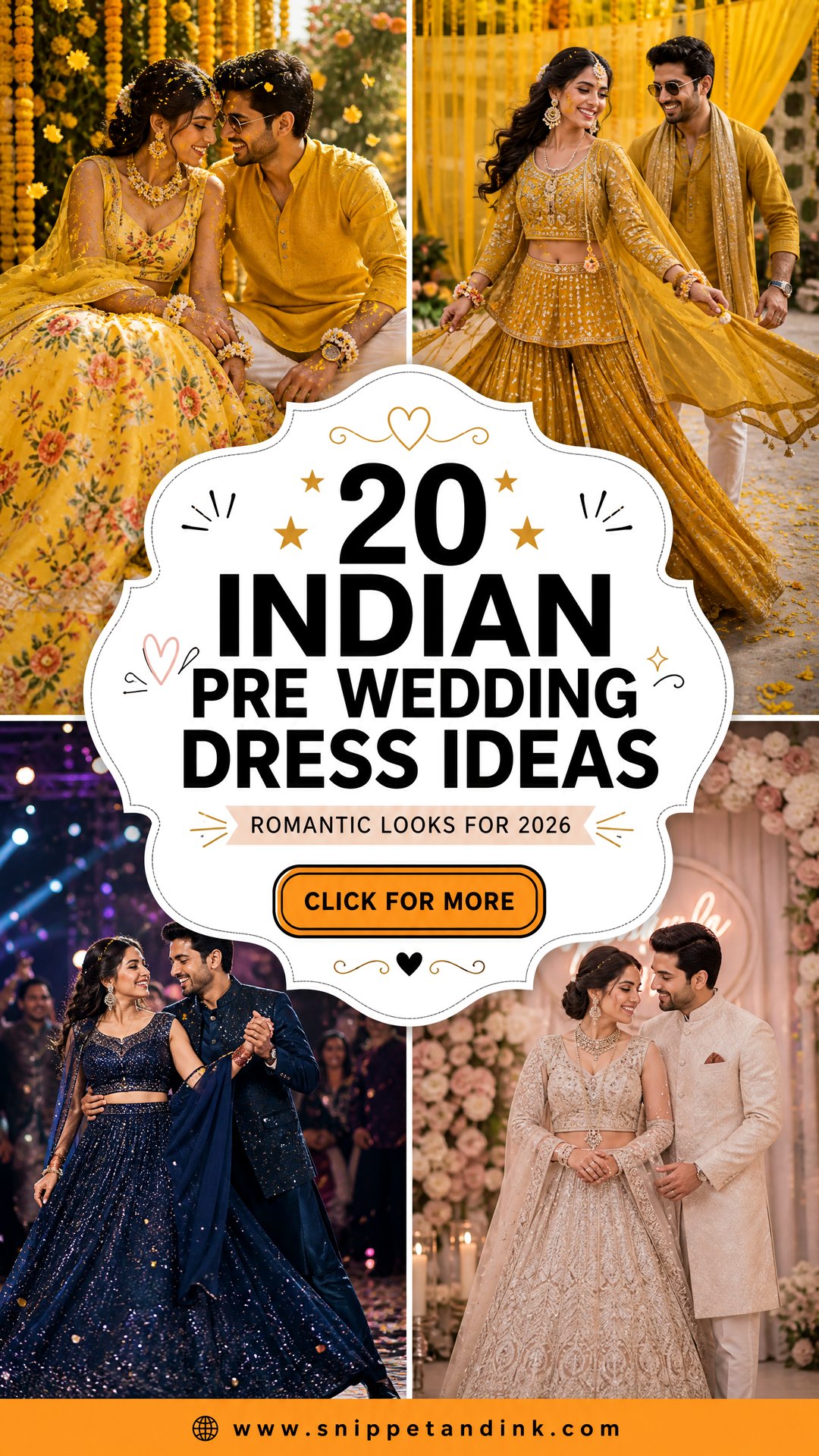 20 Indian Pre Wedding Dress Ideas Romantic Looks for 2026 - 20 Indian Pre Wedding Dress Ideas: Romantic Looks for 2026