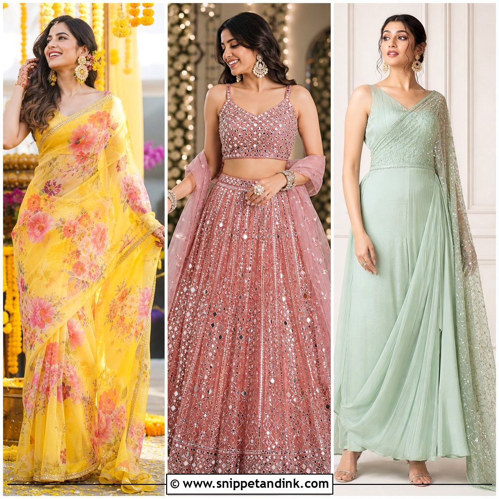 20 Indian Prewedding Outfit Ideas for a Stylish Celebration