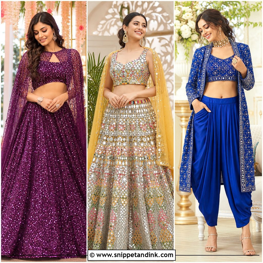 20 Indian Sangeet Outfit Ideas Festive Looks for Every Bride
