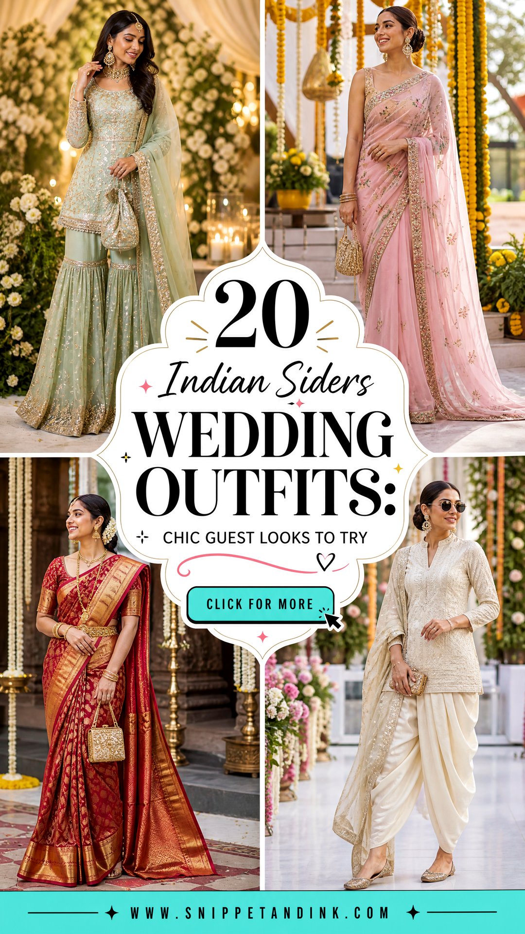 20 Indian Siders Wedding Outfits Chic Guest Looks to Try - 20 Indian Siders Wedding Outfits: Chic Guest Looks to Try
