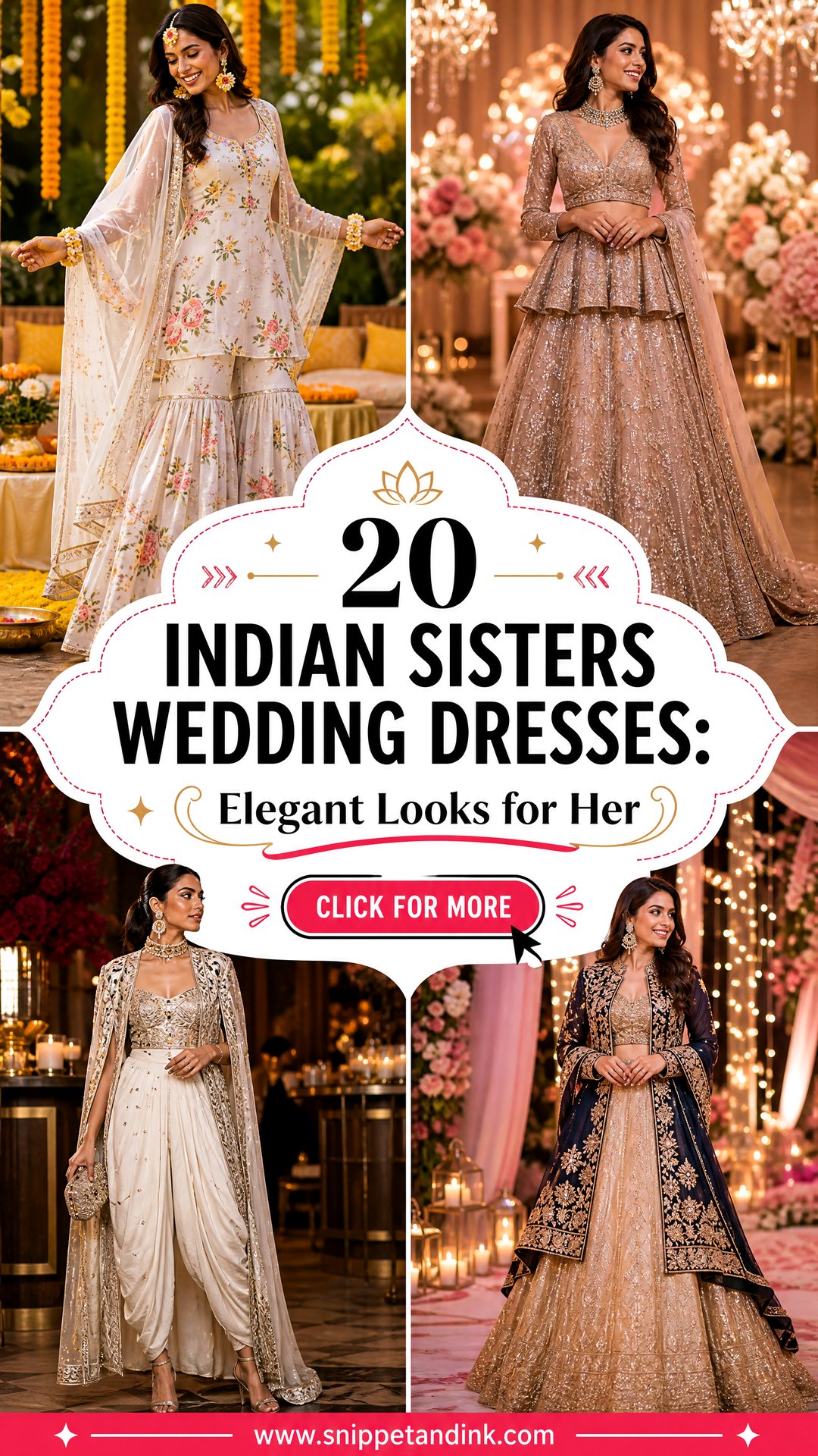 20 Indian Sisters Wedding Dresses Elegant Looks for Her - 20 Indian Sisters Wedding Dresses: Elegant Looks for Her
