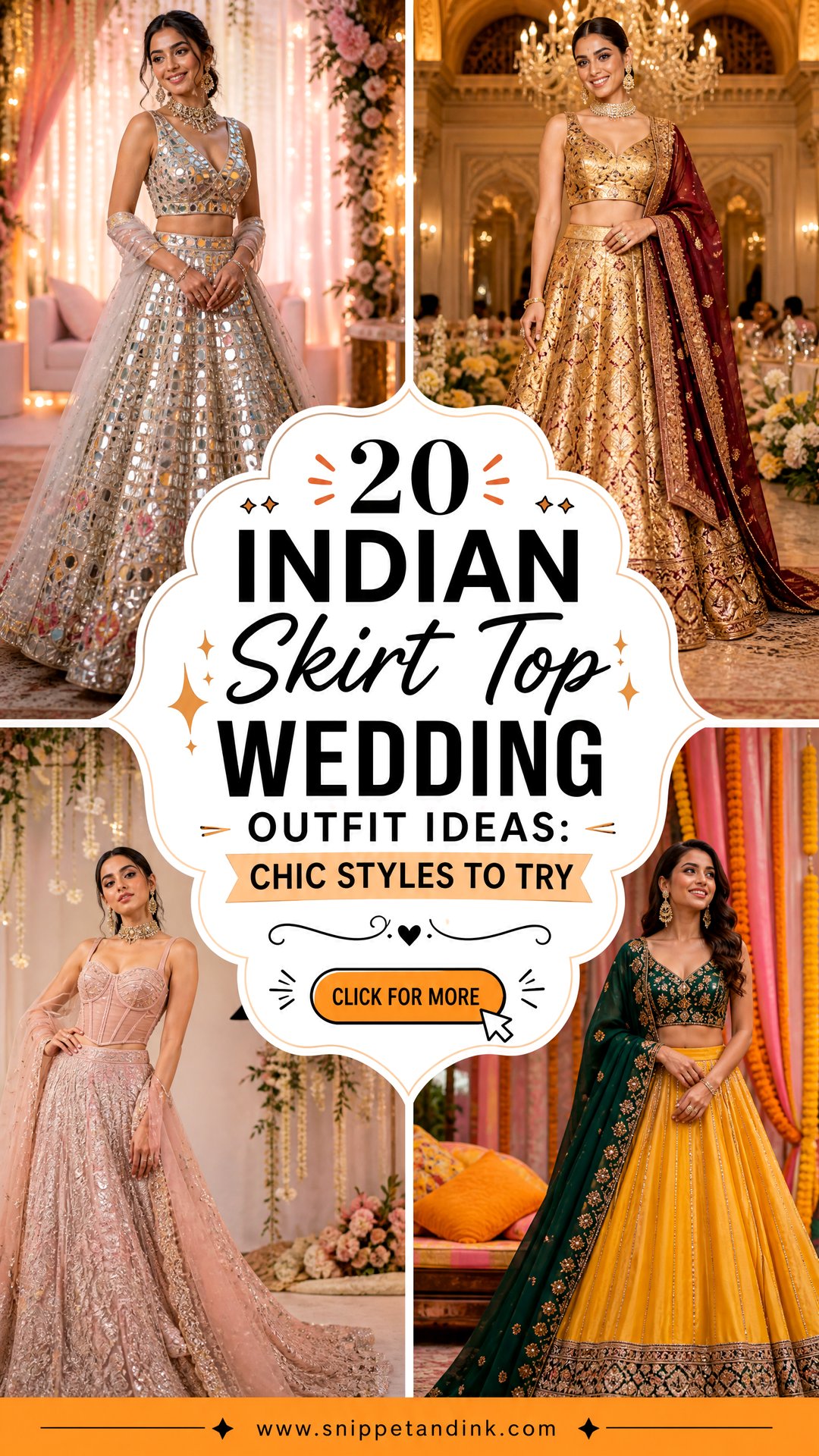 20 Indian Skirt Top Wedding Outfit Ideas Chic Styles to Try - 20 Indian Skirt Top Wedding Outfit Ideas: Chic Styles to Try