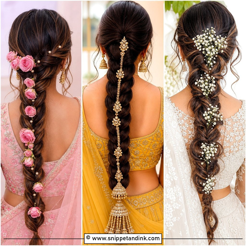 20 Indian Wedding Braids Bridal Hairstyle For Regal Brides