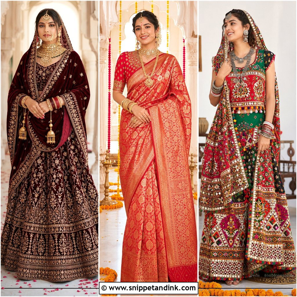 20 Indian Wedding Bridal Outfits for a Dream Bridal Look