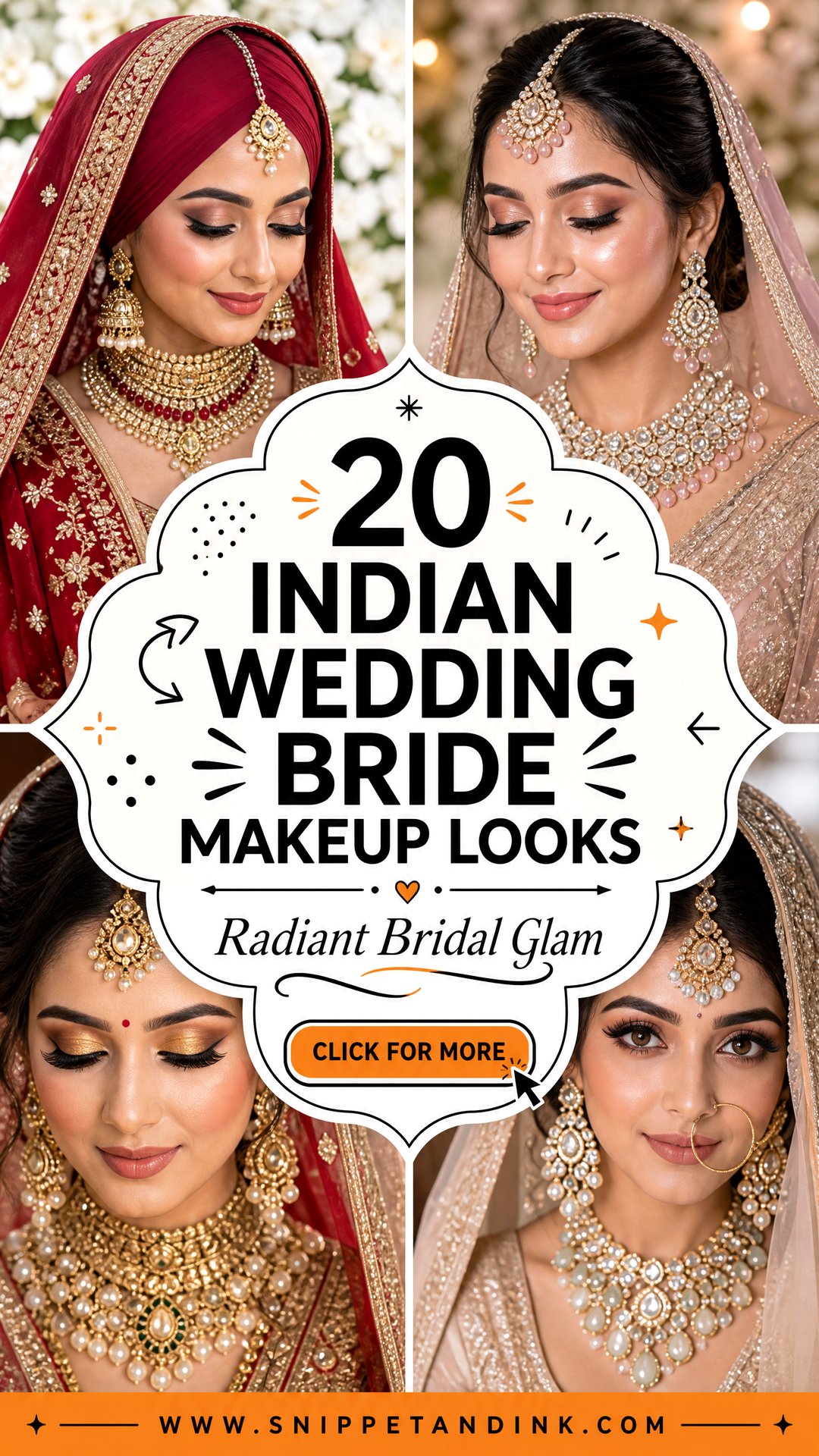 20 Indian Wedding Bride Makeup Looks For Radiant Glam Today - 20 Indian Wedding Bride Makeup Looks For Radiant Glam Today