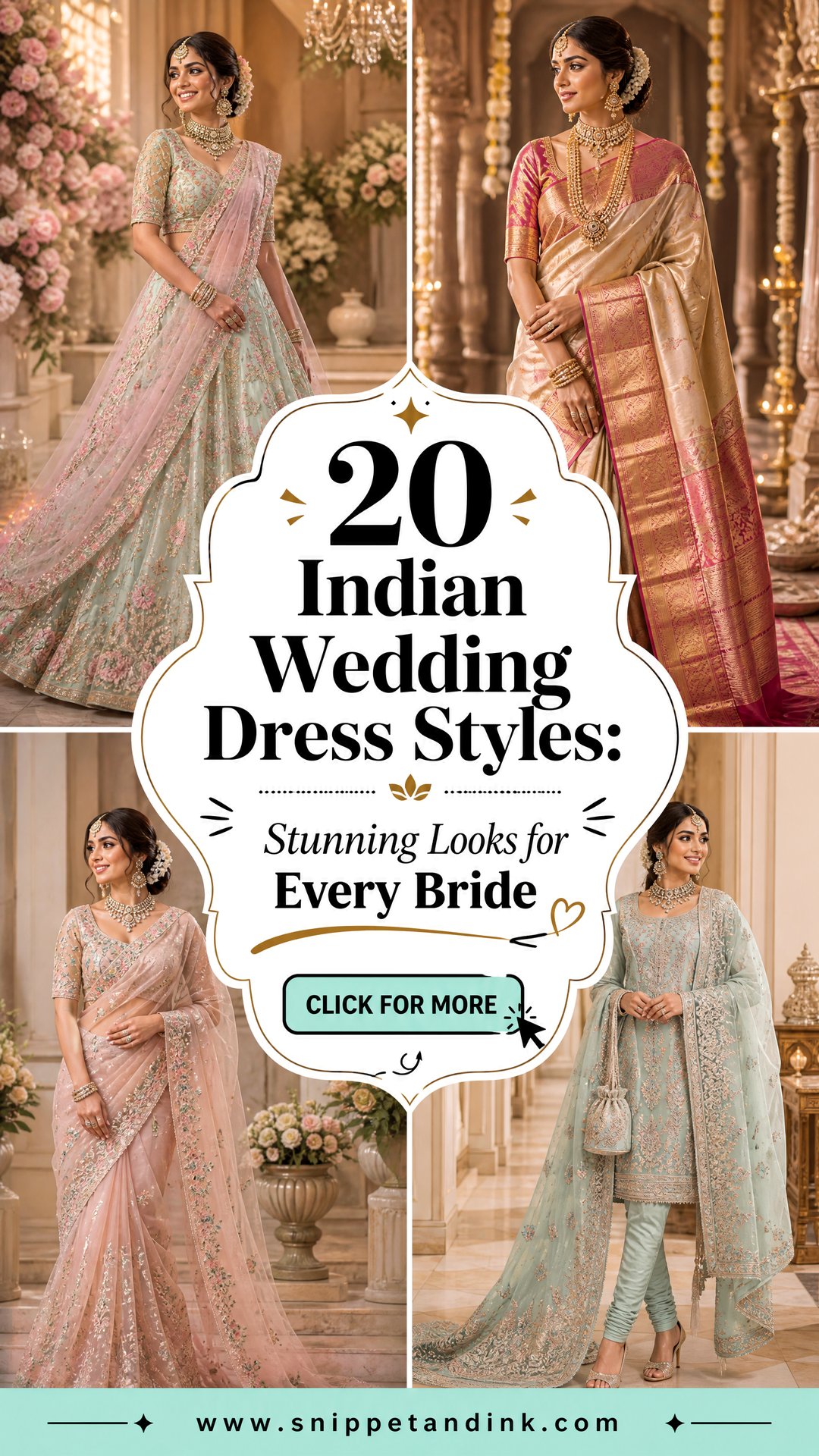 20 Indian Wedding Dress Styles Stunning Looks for Every Bride - 20 Indian Wedding Dress Styles: Stunning Looks for Every Bride