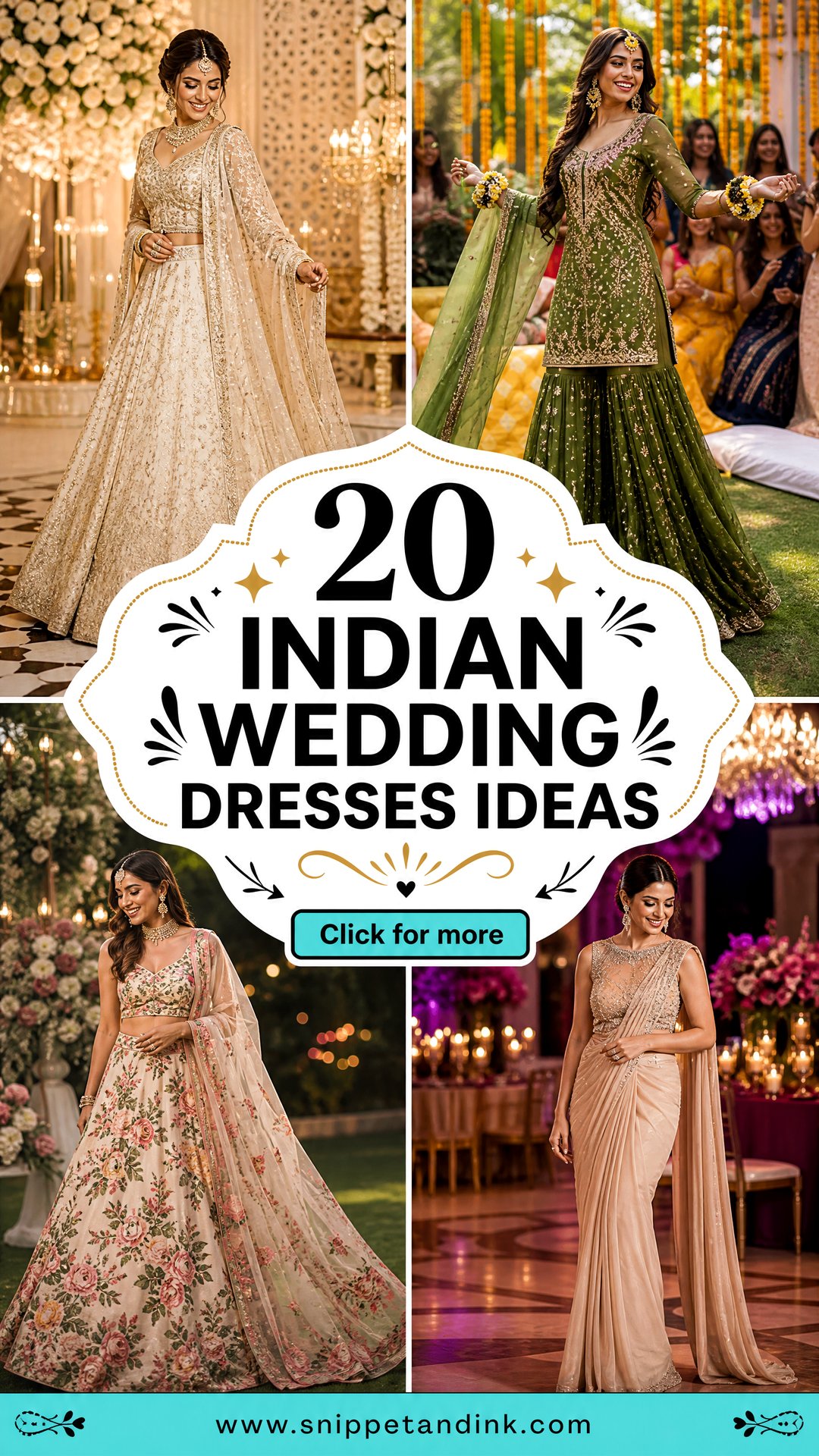 20 Indian Wedding Dresses Ideas for a Showstopping Bridal Look - 20 Indian Wedding Dresses Ideas for a Showstopping Bridal Look