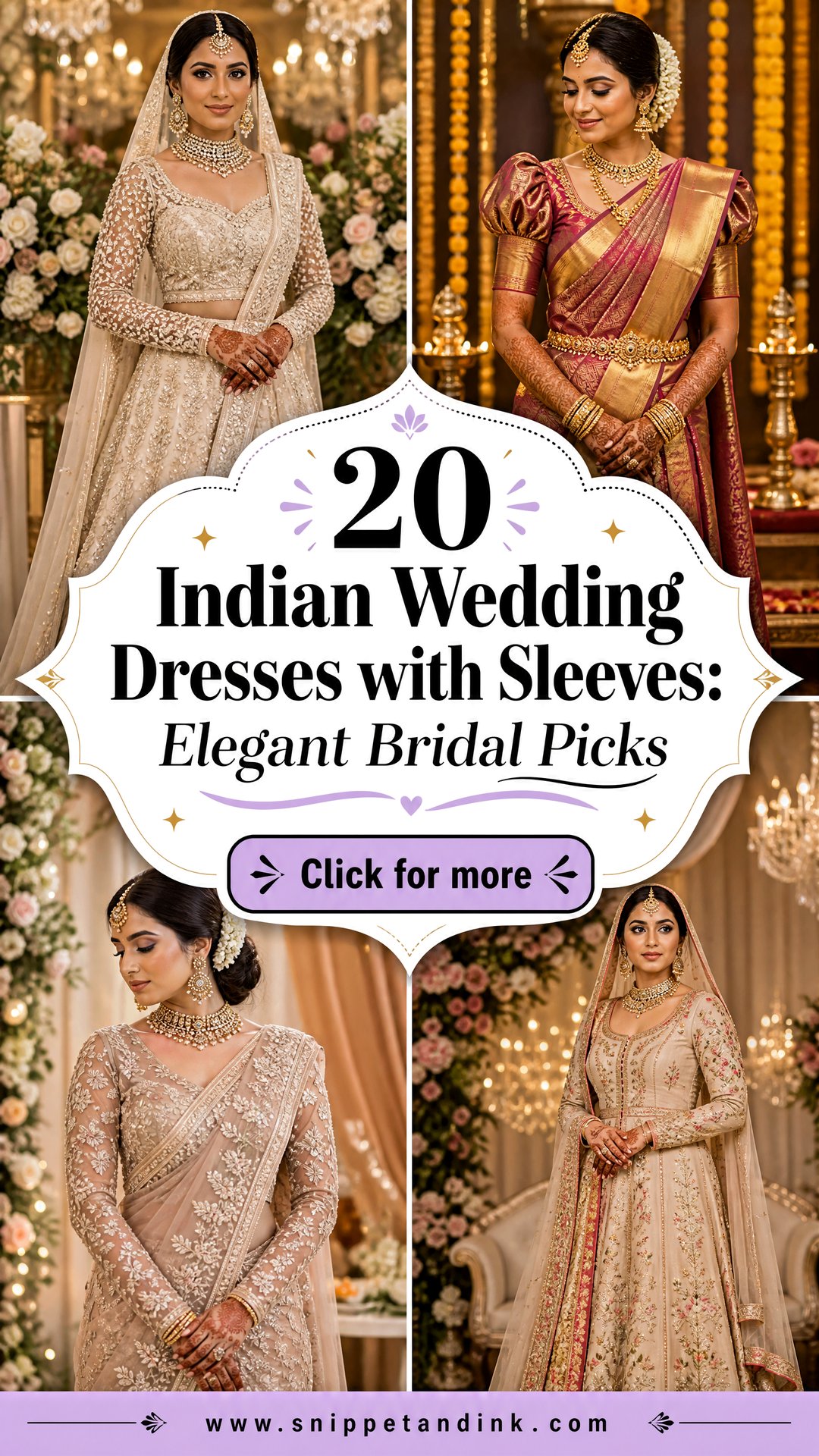 20 Indian Wedding Dresses with Sleeves Elegant Bridal Picks - 20 Indian Wedding Dresses with Sleeves: Elegant Bridal Picks