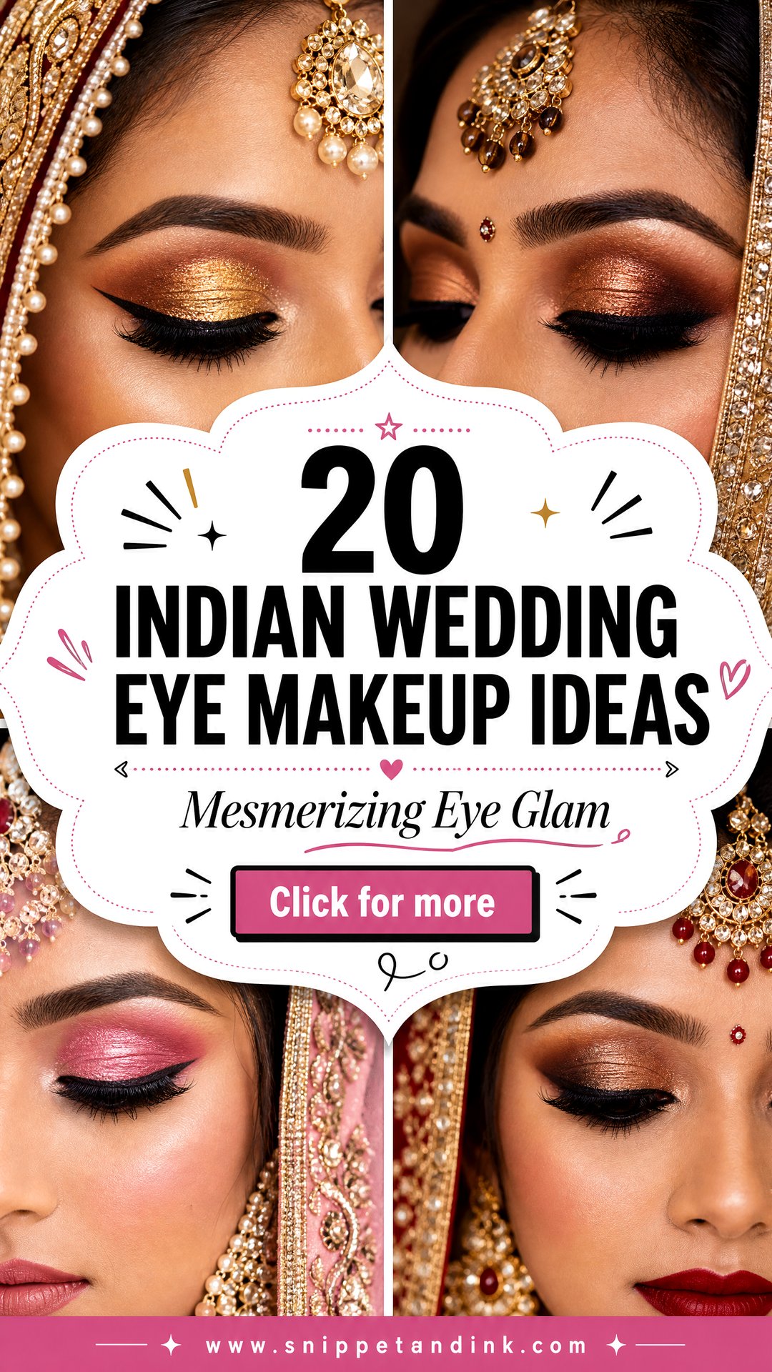 20 Indian Wedding Eye Makeup Ideas For Mesmerizing Glam - 20 Indian Wedding Eye Makeup Ideas For Mesmerizing Glam