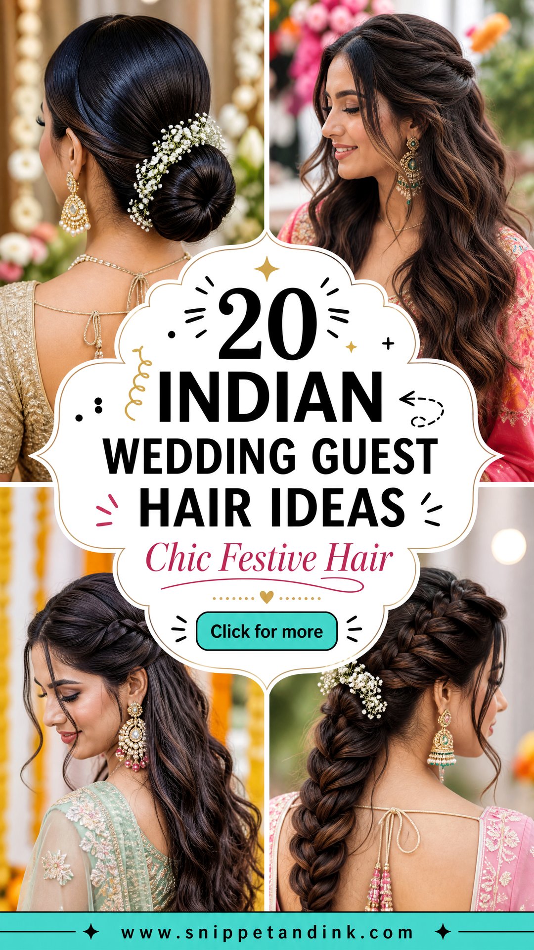 20 Indian Wedding Guest Hair Ideas For Chic Festive Looks - 20 Indian Wedding Guest Hair Ideas For Chic Festive Looks