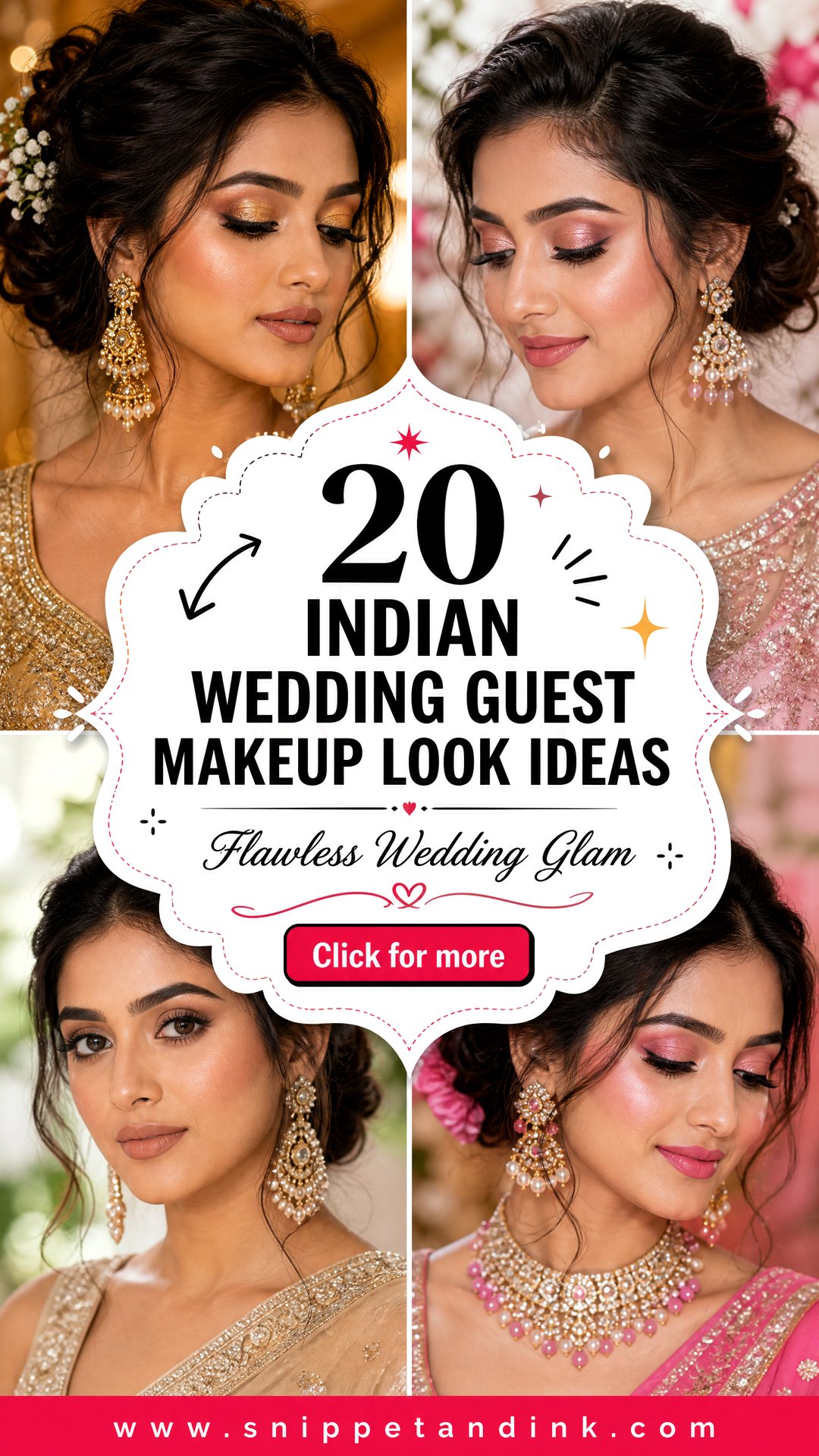 20 Indian Wedding Guest Makeup Look Ideas For Flawless Glam - 20 Indian Wedding Guest Makeup Look Ideas For Flawless Glam