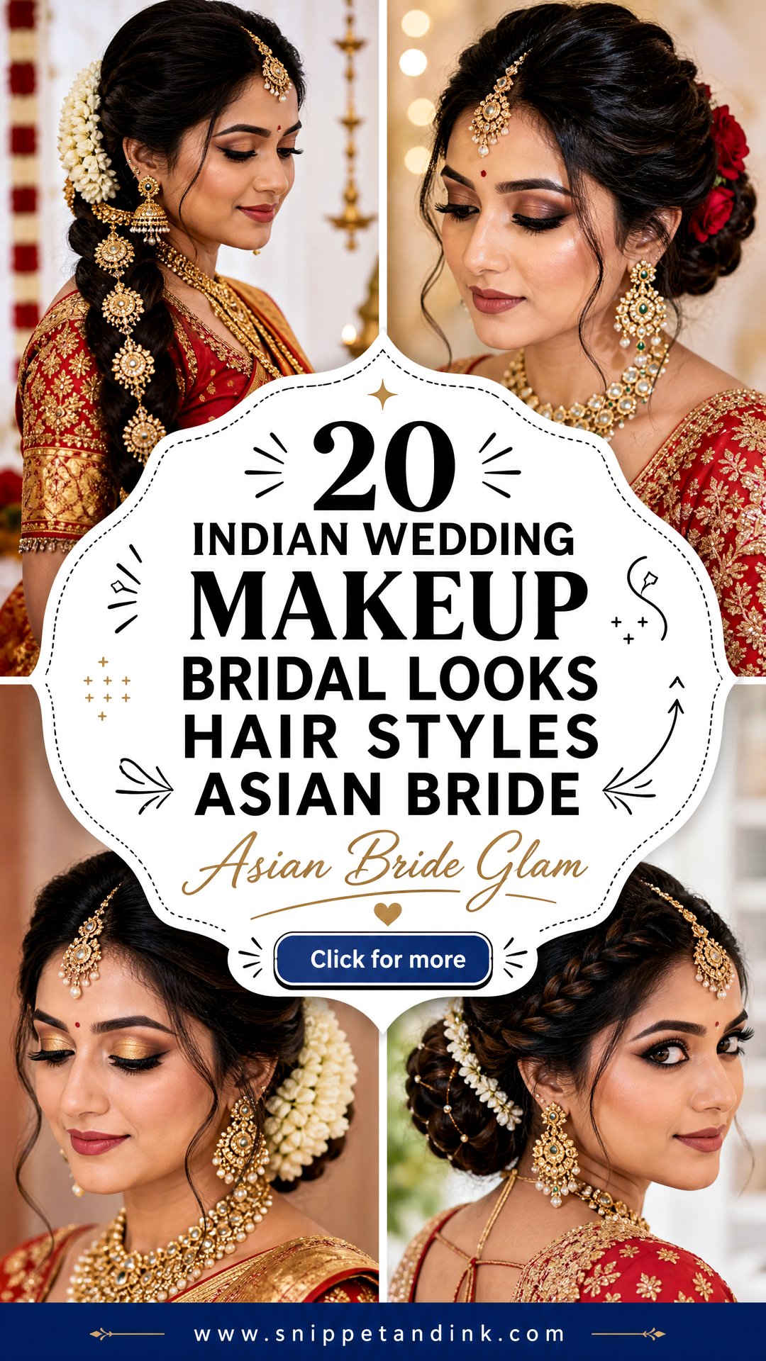20 Indian Wedding Makeup Bridal Looks Hair Styles Asian Bride - 20 Indian Wedding Makeup Bridal Looks Hair Styles Asian Bride