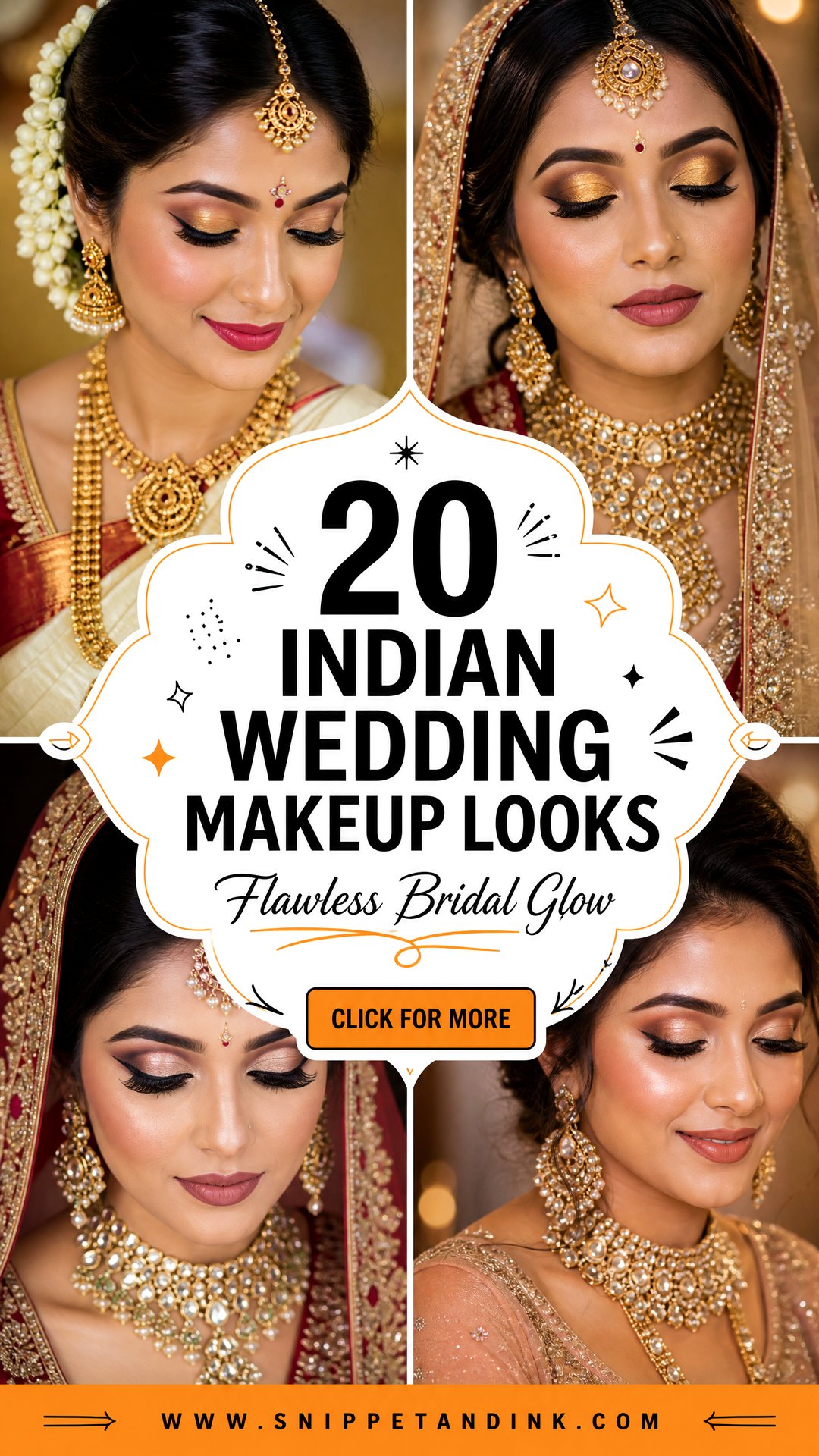 20 Indian Wedding Makeup Looks for a Flawless Bridal Glow - 20 Indian Wedding Makeup Looks for a Flawless Bridal Glow