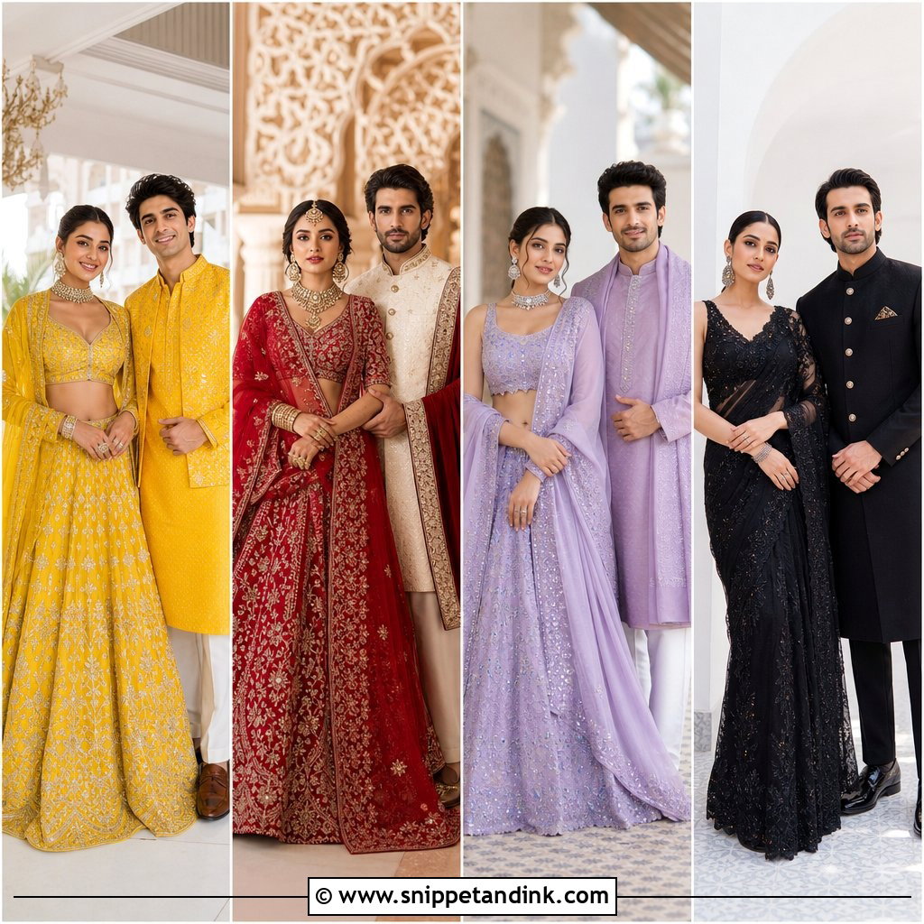 20 Indian Wedding Matching Outfits Stylish Couple Looks to Try