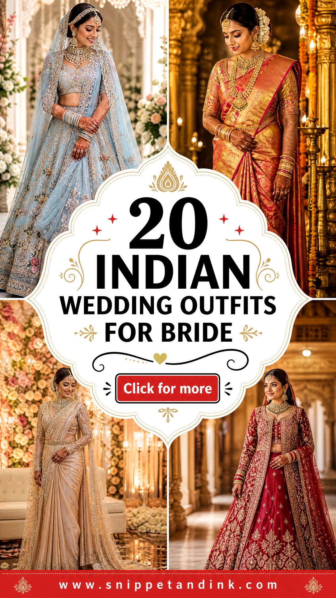 20 Indian Wedding Outfits for Bride Stunning Bridal Style Guide - 20 Indian Wedding Outfits for Bride: Stunning Bridal Style Guide