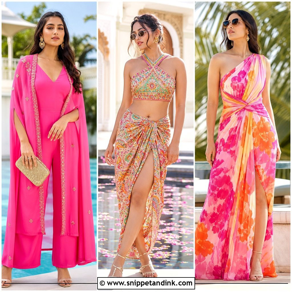 20 Indian Wedding Pool Party Outfits for Chic Summer Fun