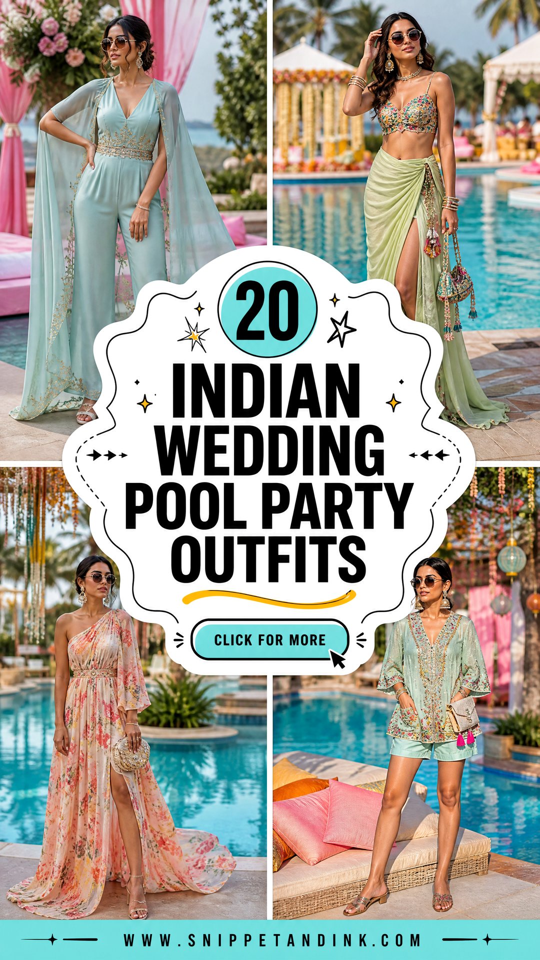 20 Indian Wedding Pool Party Outfits for Chic Summer Fun - 20 Indian Wedding Pool Party Outfits for Chic Summer Fun