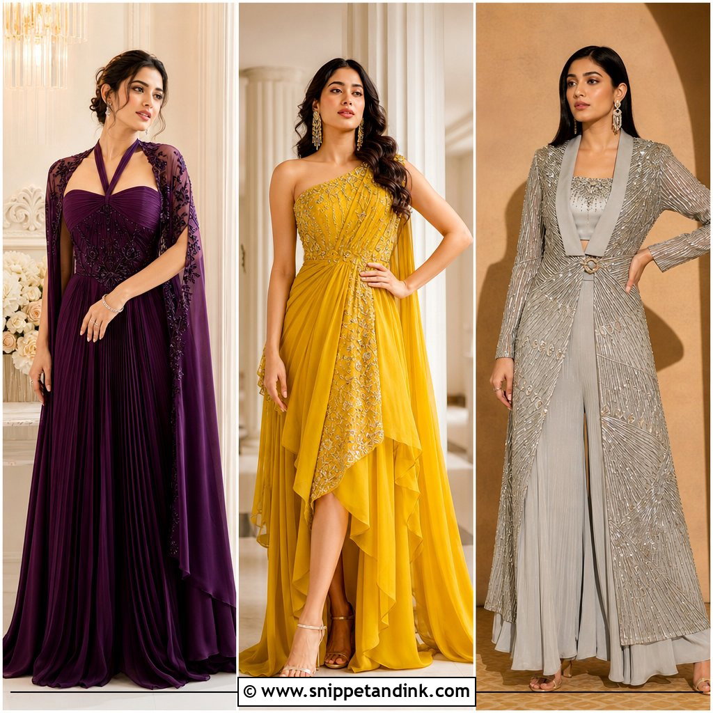 20 Indo Western Gowns Indian Weddings: Elegant Looks to Love