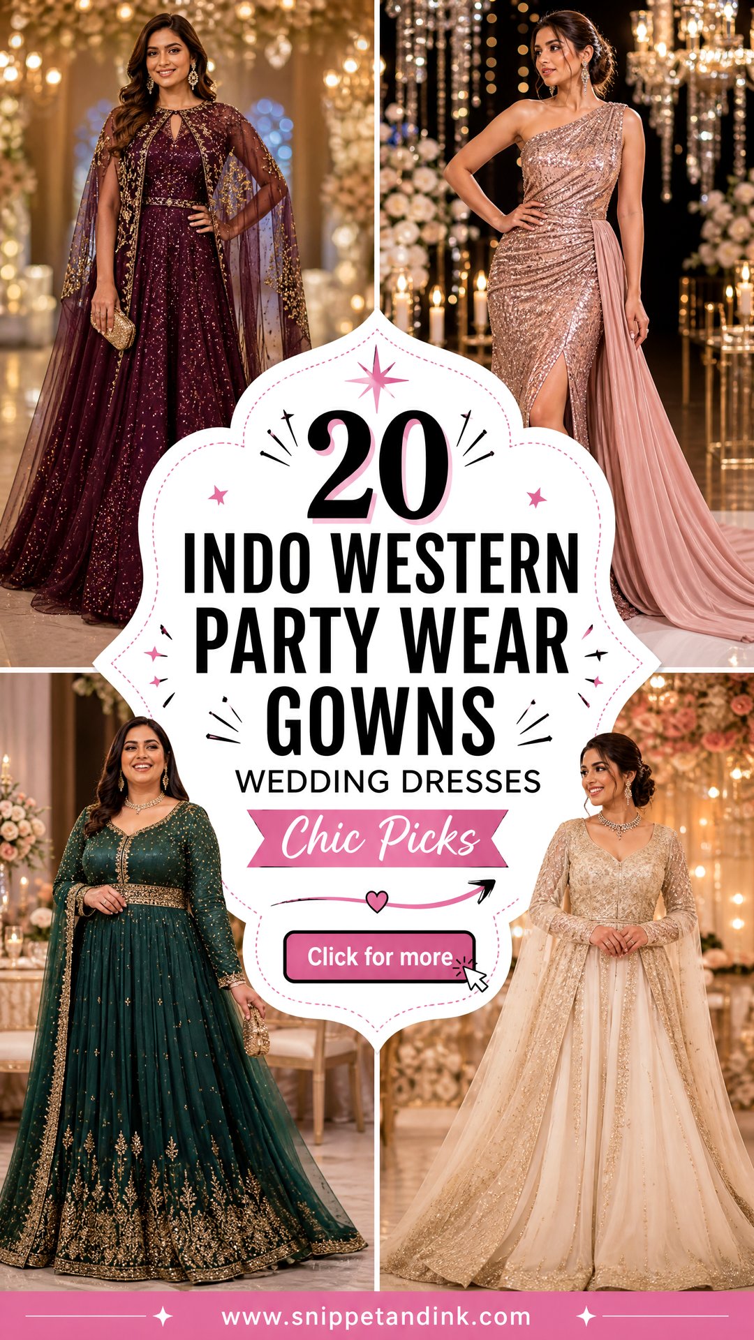 20 Indo Western Party Wear Gowns Wedding Dresses Chic Picks - 20 Indo Western Party Wear Gowns Wedding Dresses: Chic Picks