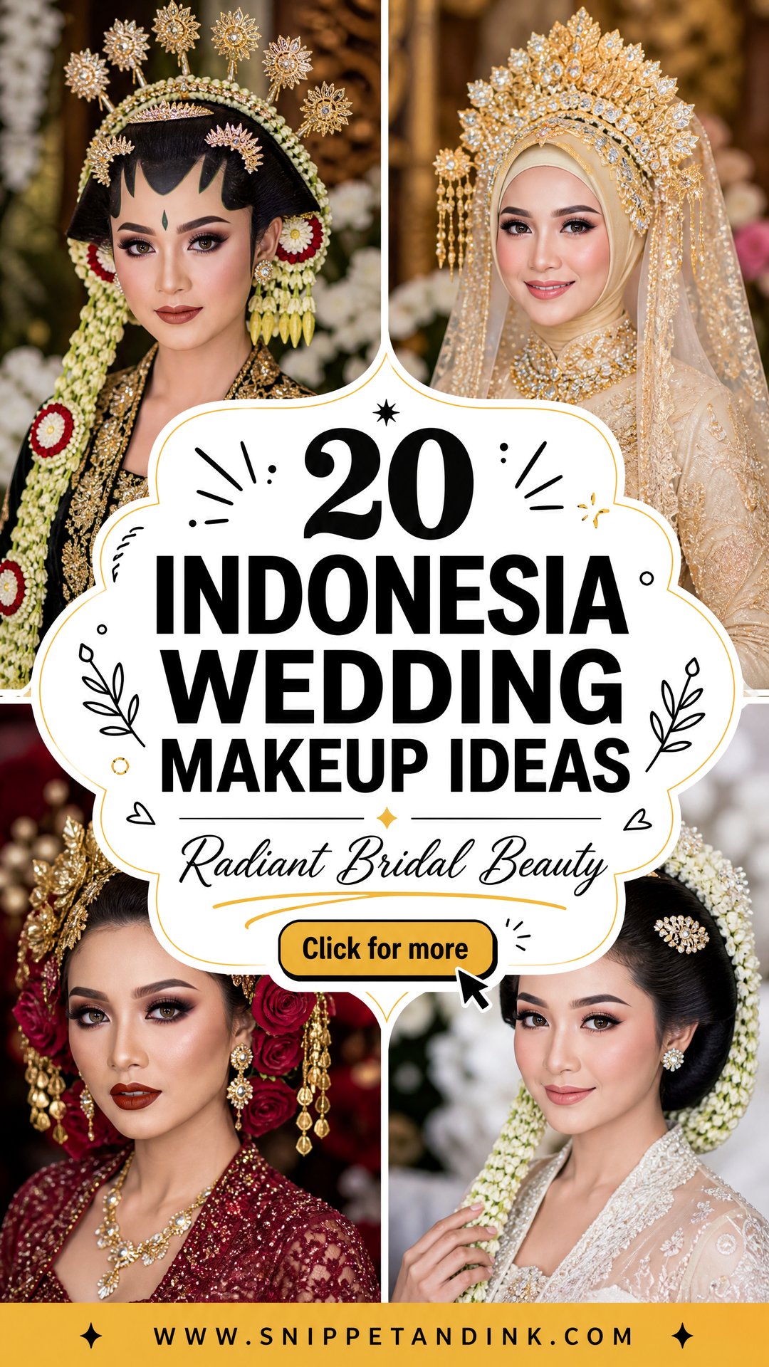 20 Indonesia Wedding Makeup Ideas for a Radiant Bride - 20 Indonesia Wedding Makeup Ideas for a Radiant Bride
