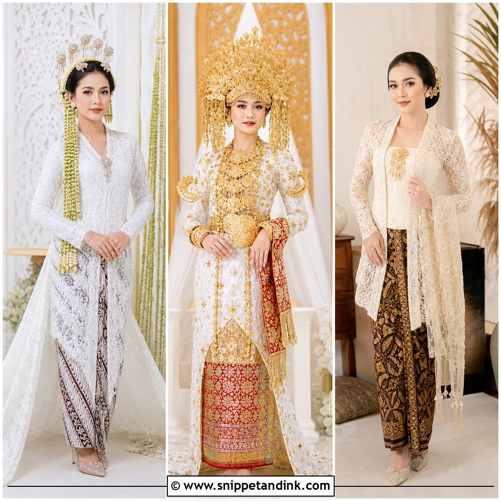 20 Indonesian Wedding Dress Ideas: Timeless Bridal Style