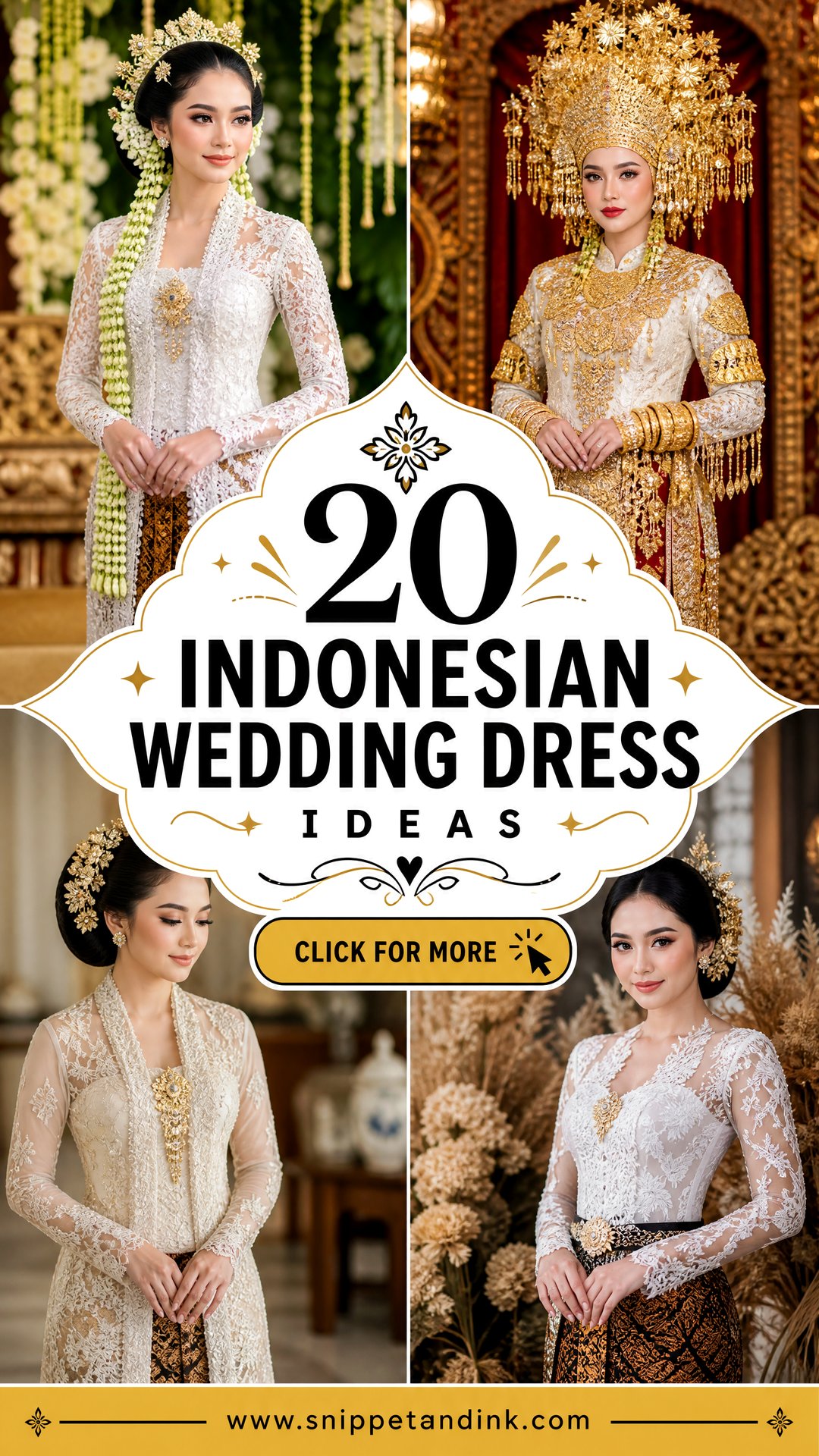 20 Indonesian Wedding Dress Ideas Timeless Bridal Style - 20 Indonesian Wedding Dress Ideas: Timeless Bridal Style