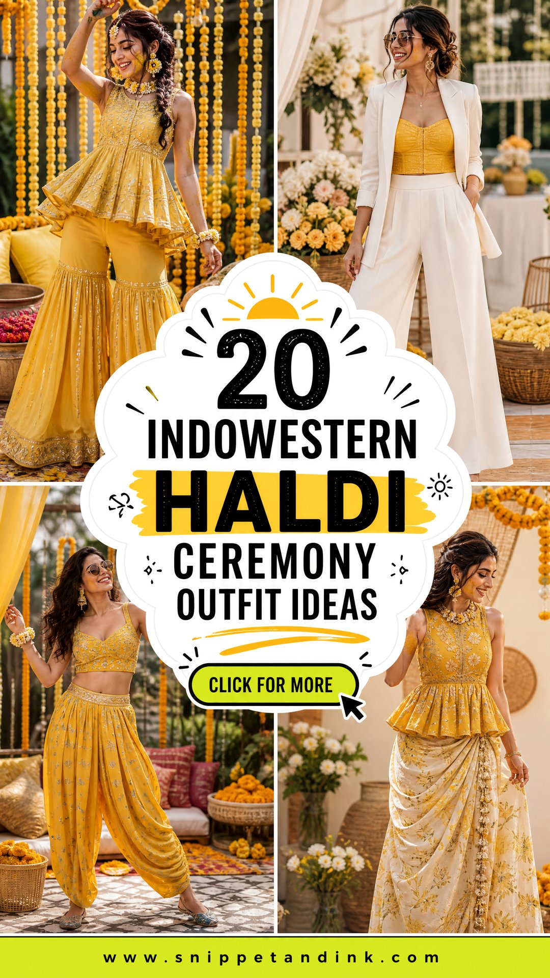 20 Indowestern Haldi Ceremony Outfit Ideas for a Fresh Festive Look - 20 Indowestern Haldi Ceremony Outfit Ideas for a Fresh Festive Look